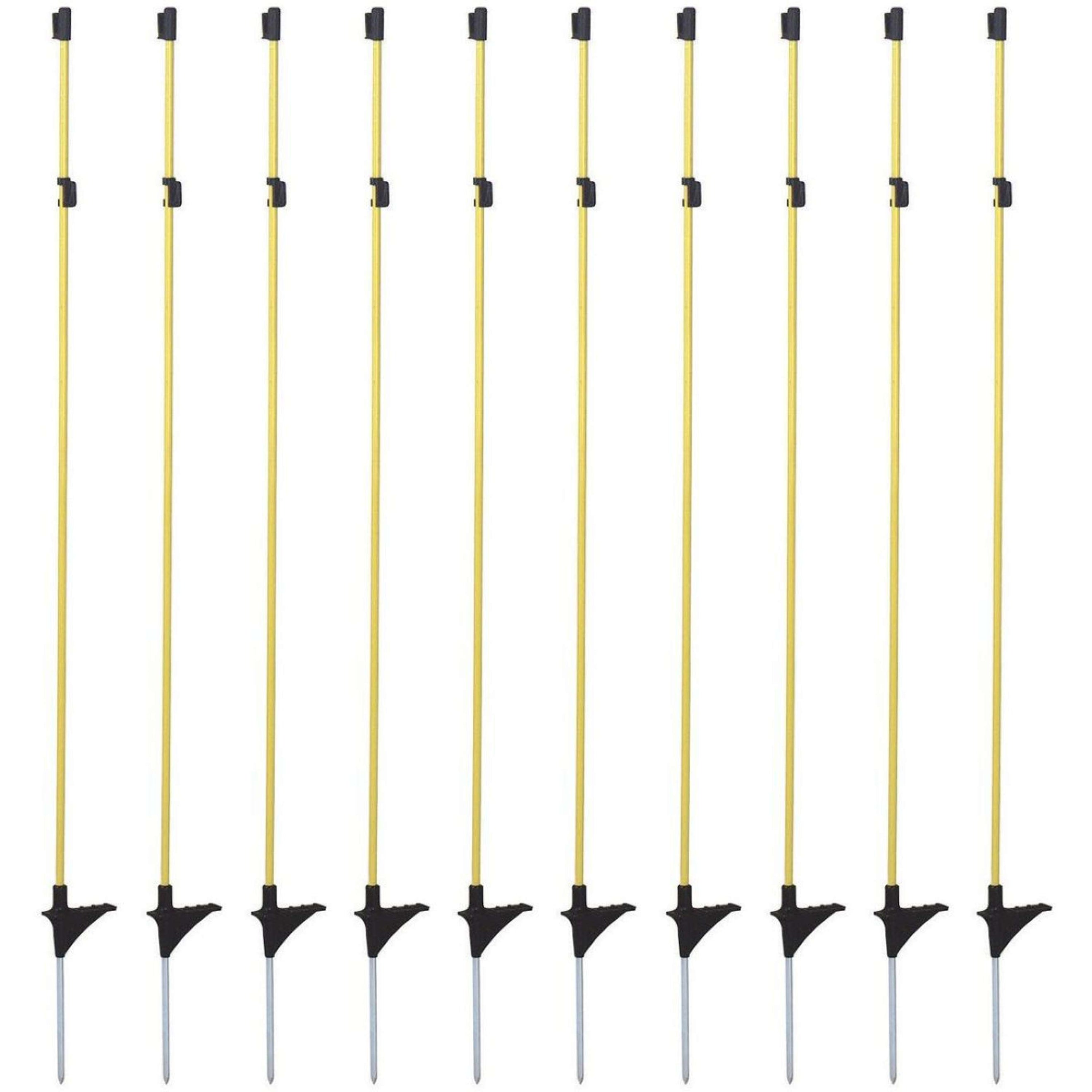 Ako Oval Metal Post 10 Pieces Yellow Ako Oval Metal Post 10 Pieces Yellow