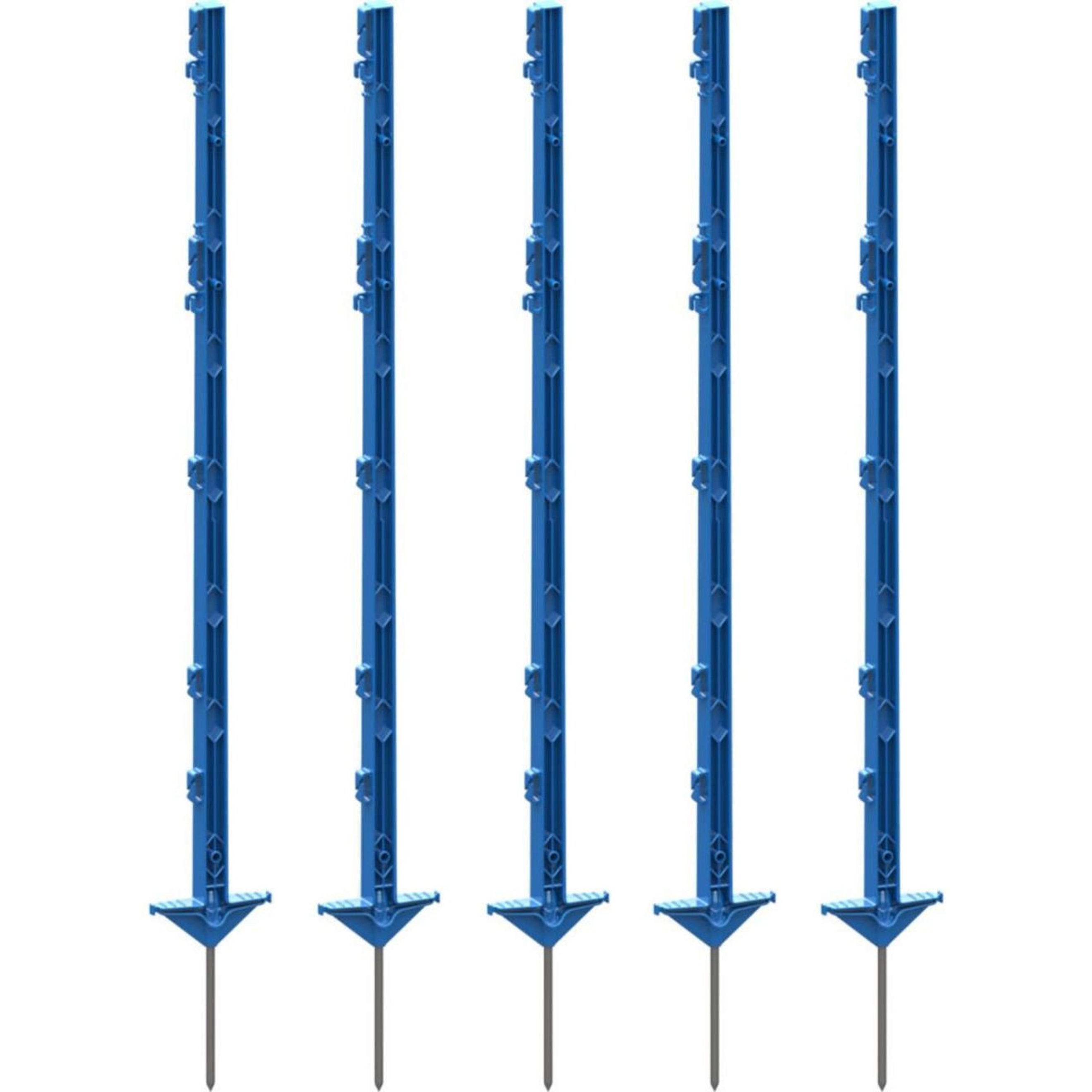 Kerbl Pasture Pole Double Step Plastic 5 Pieces Blue