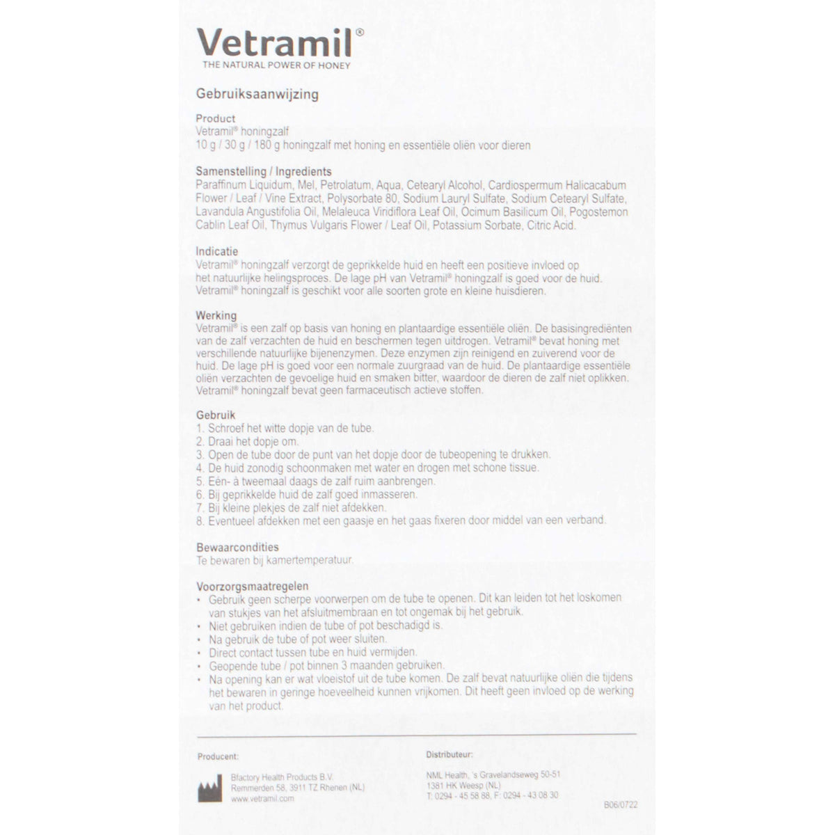 Vetramil Honey Ointment