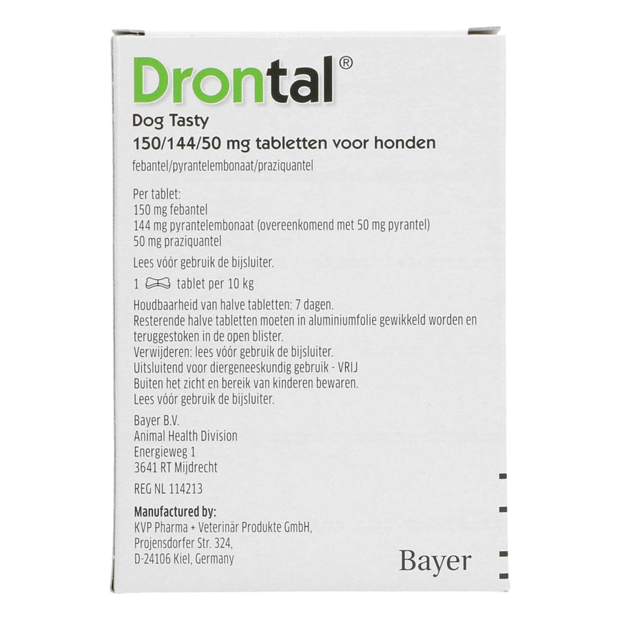Drontal Dog Tasty Deworming Tablet Dog