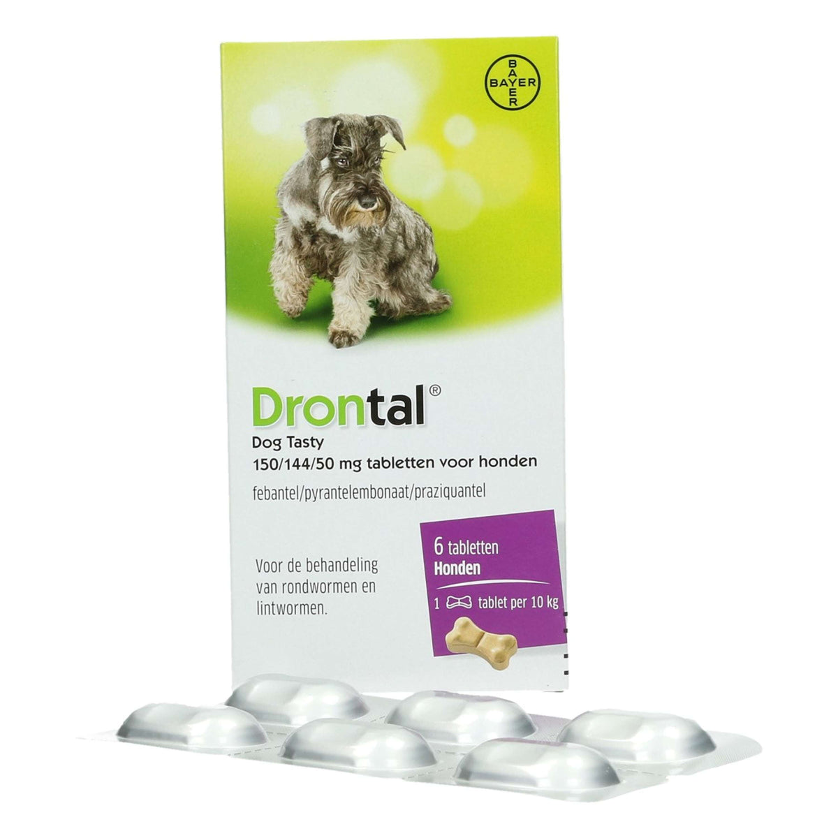 Drontal Deworming Tablet Flavour Dog