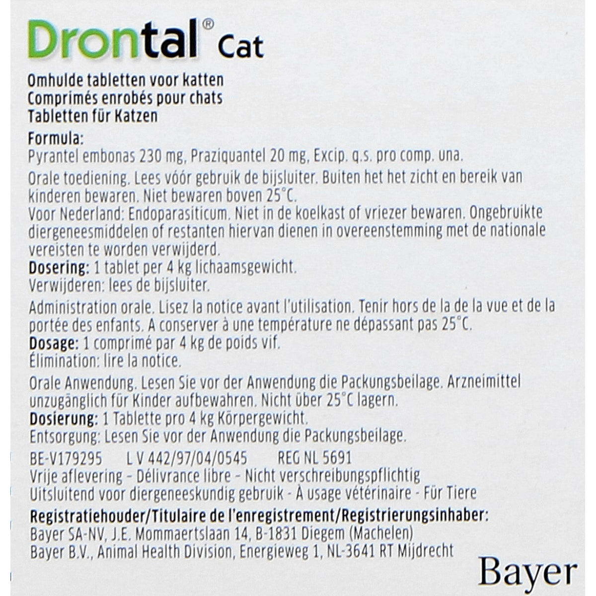 Drontal Drontal Cat