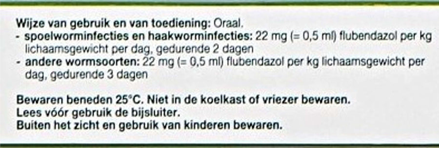 Flubenol KH Deworming Paste Injector Dog/Cat