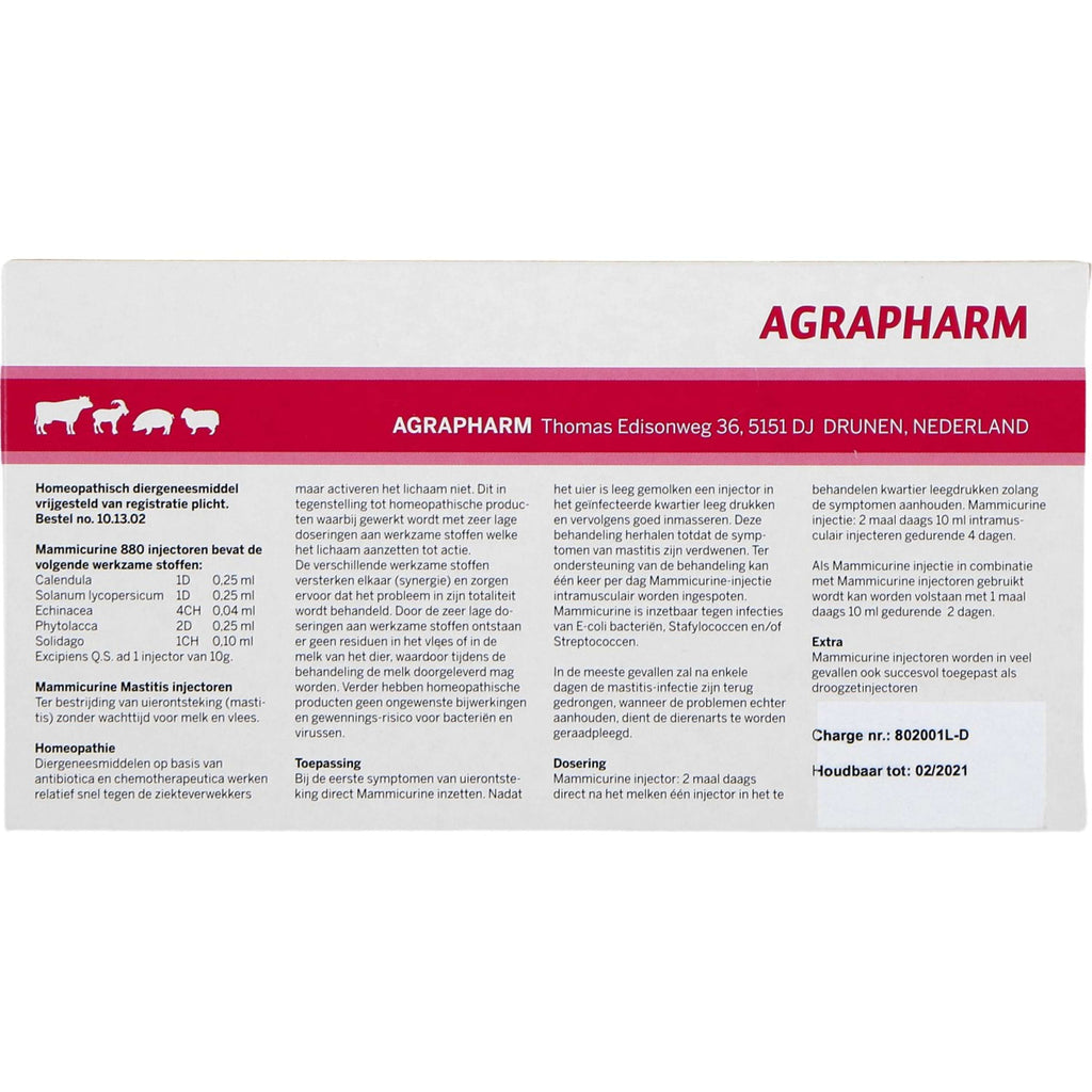 Agrapharm Mammicurine Injector 880