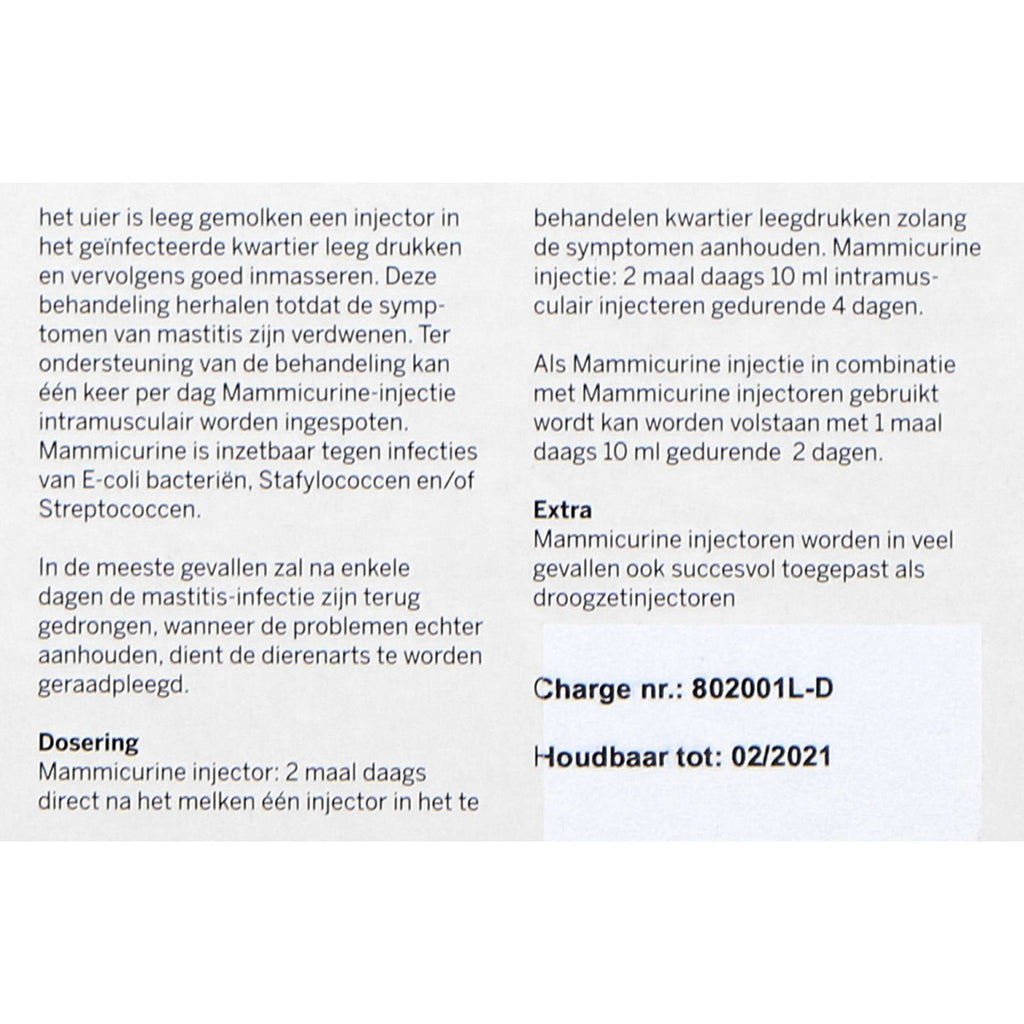 Agrapharm Mammicurine Injector 880