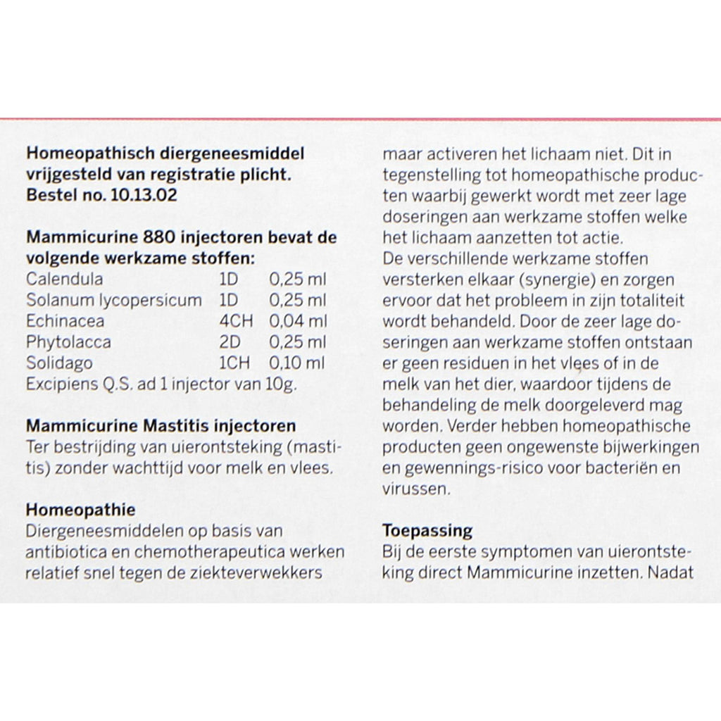 Agrapharm Mammicurine Injector 880