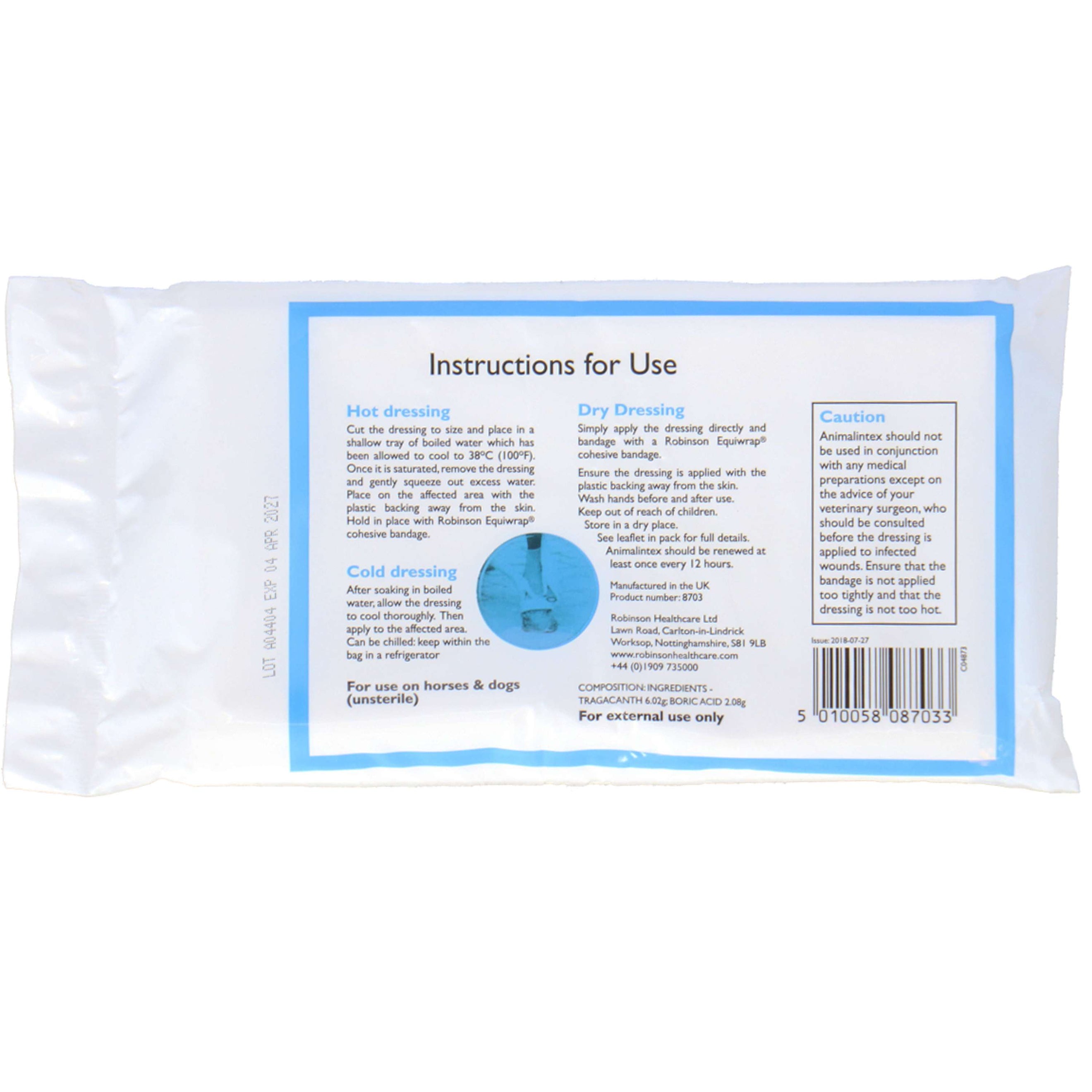 Robinson Animalintex White Robinson Animalintex White