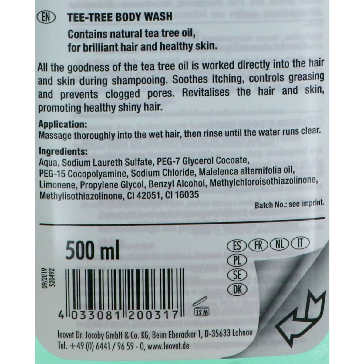 Leovet Theeboom Shampoo