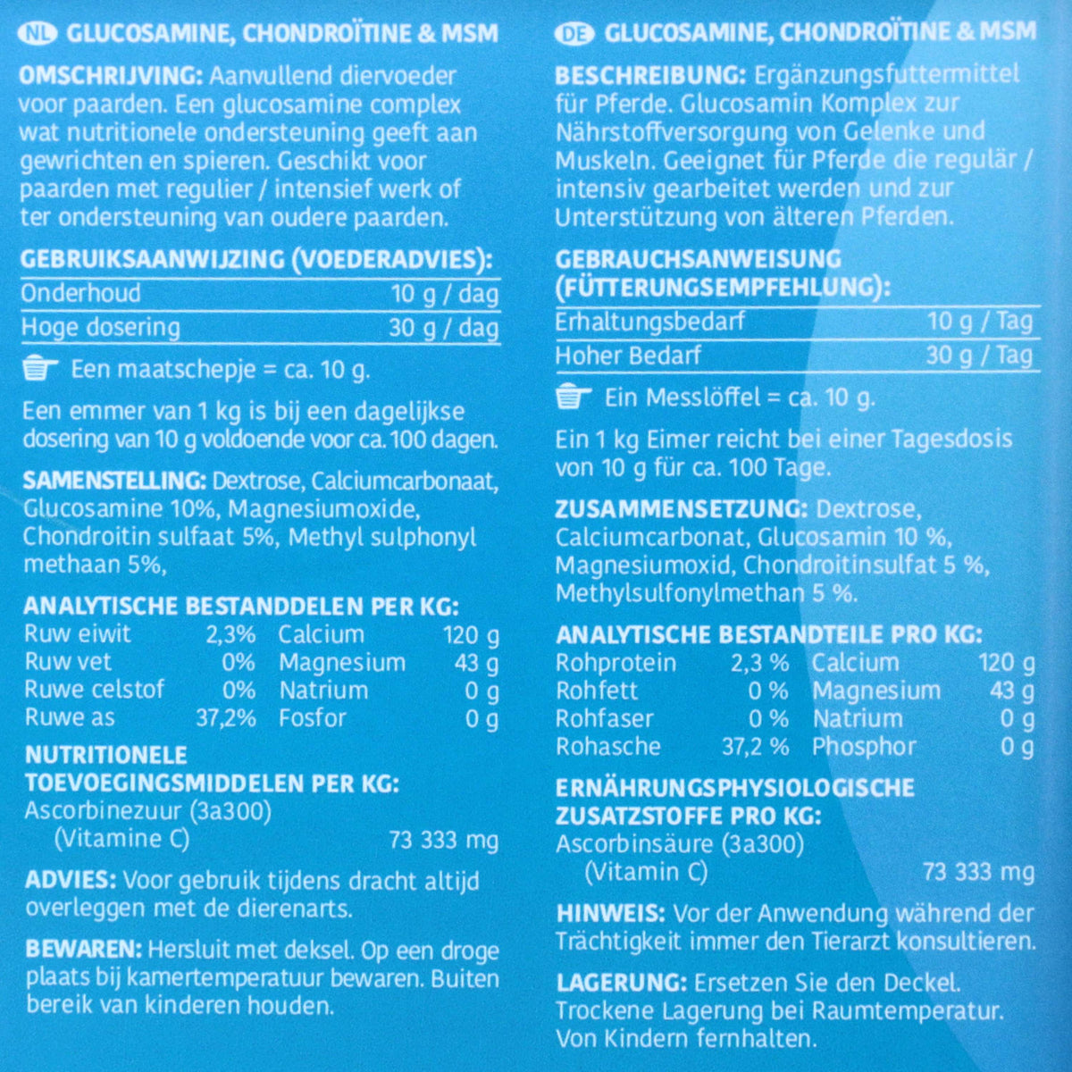 Sectolin Glucosamine Equivital Chondroitine and MSM