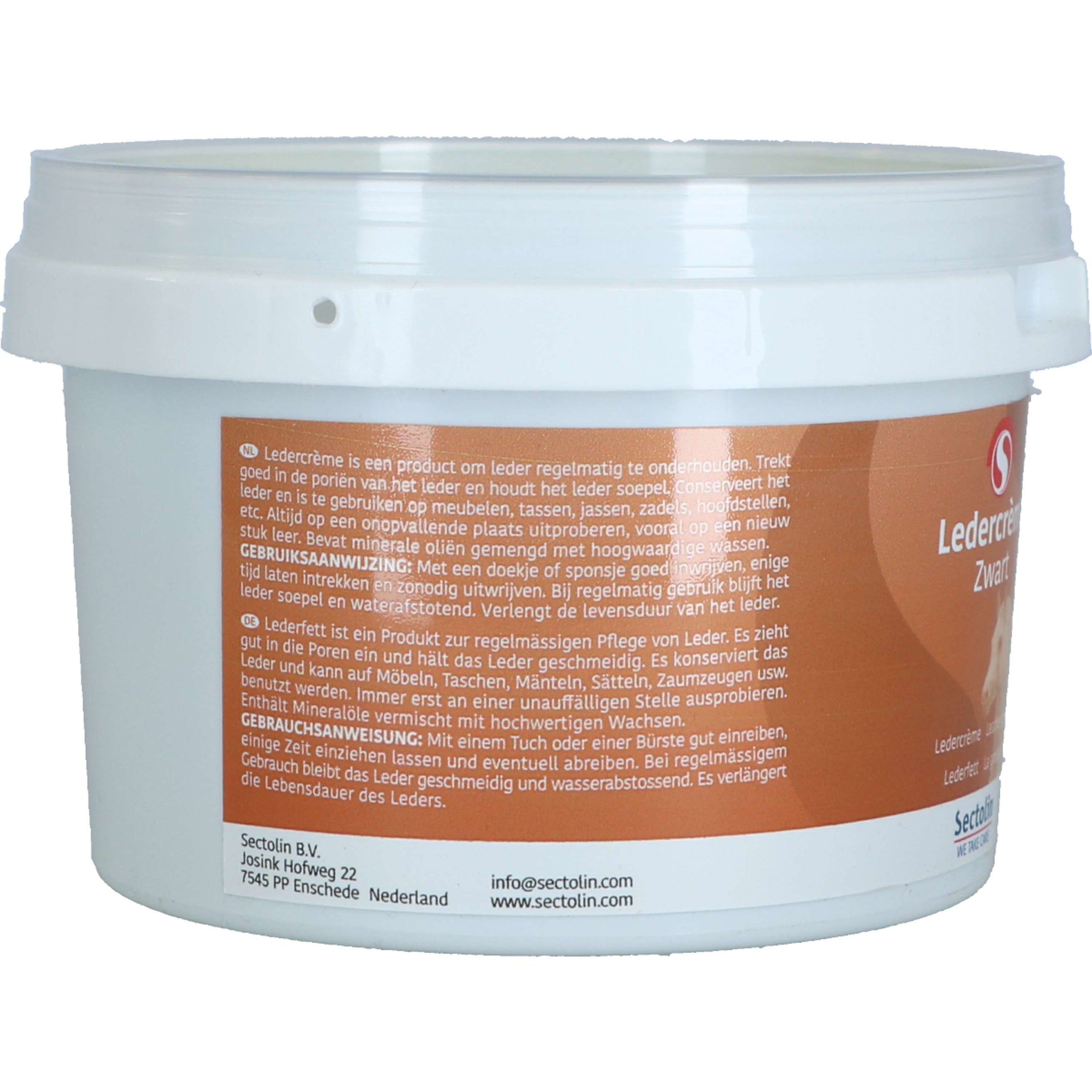 Sectolin Leather Creme Black Sectolin Leather Creme Black