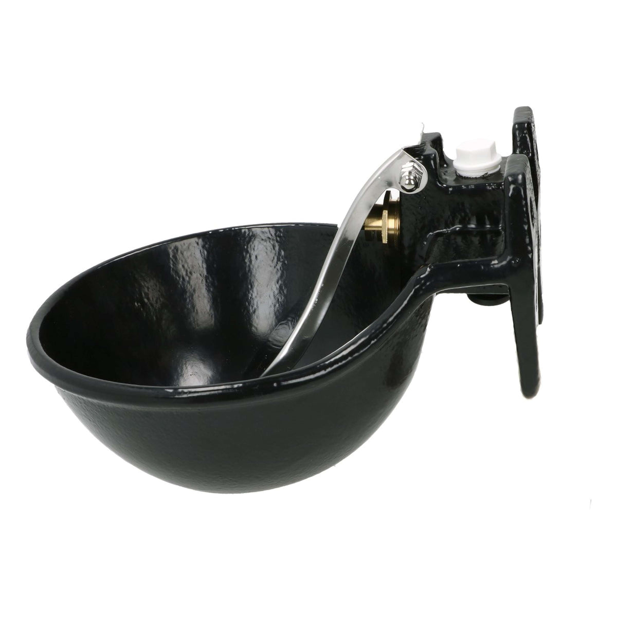 Kerbl Water Bowl Cast Iron with Iron Tongue G16, enamelled