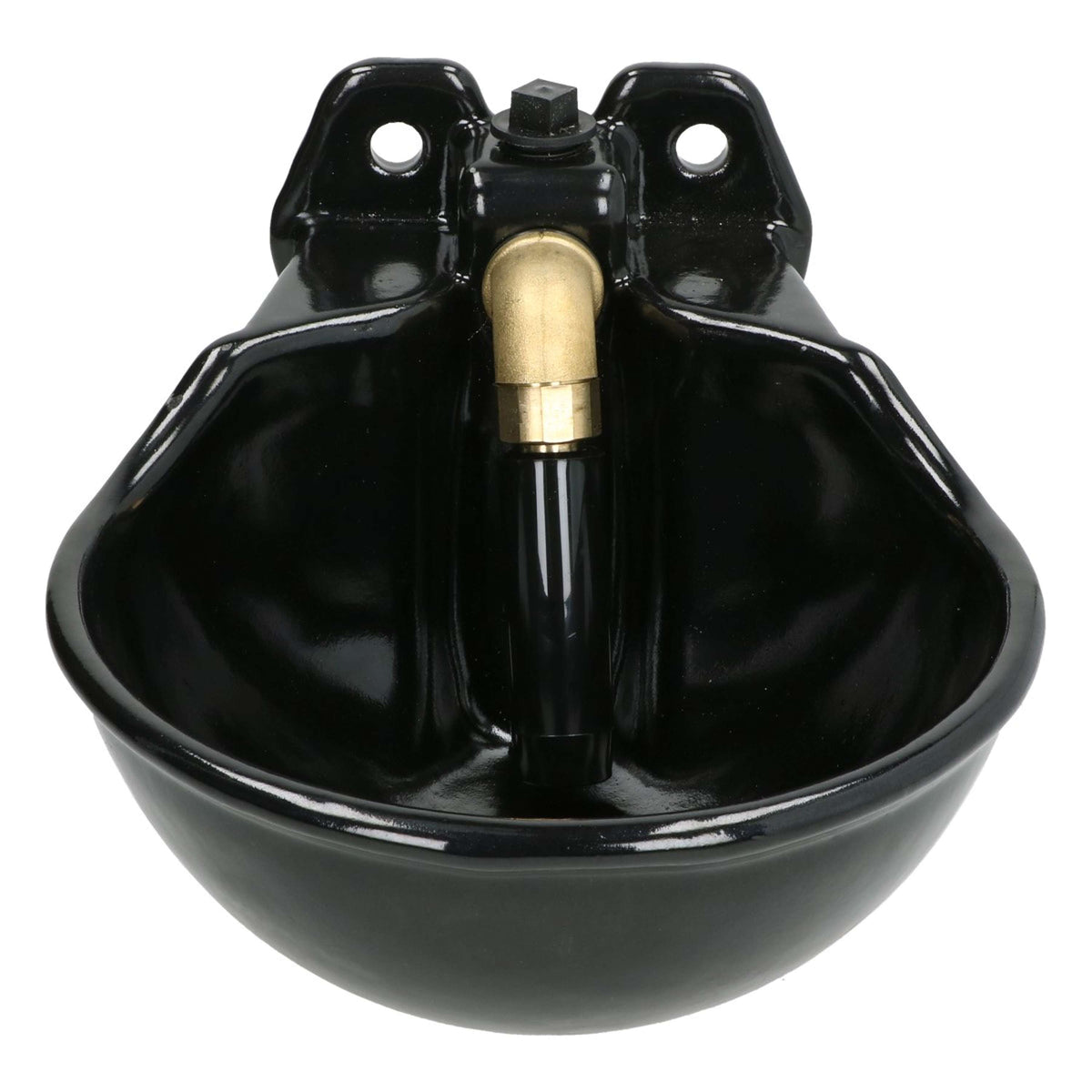 Kerbl Water Bowl with TubeValve G51, enamelled