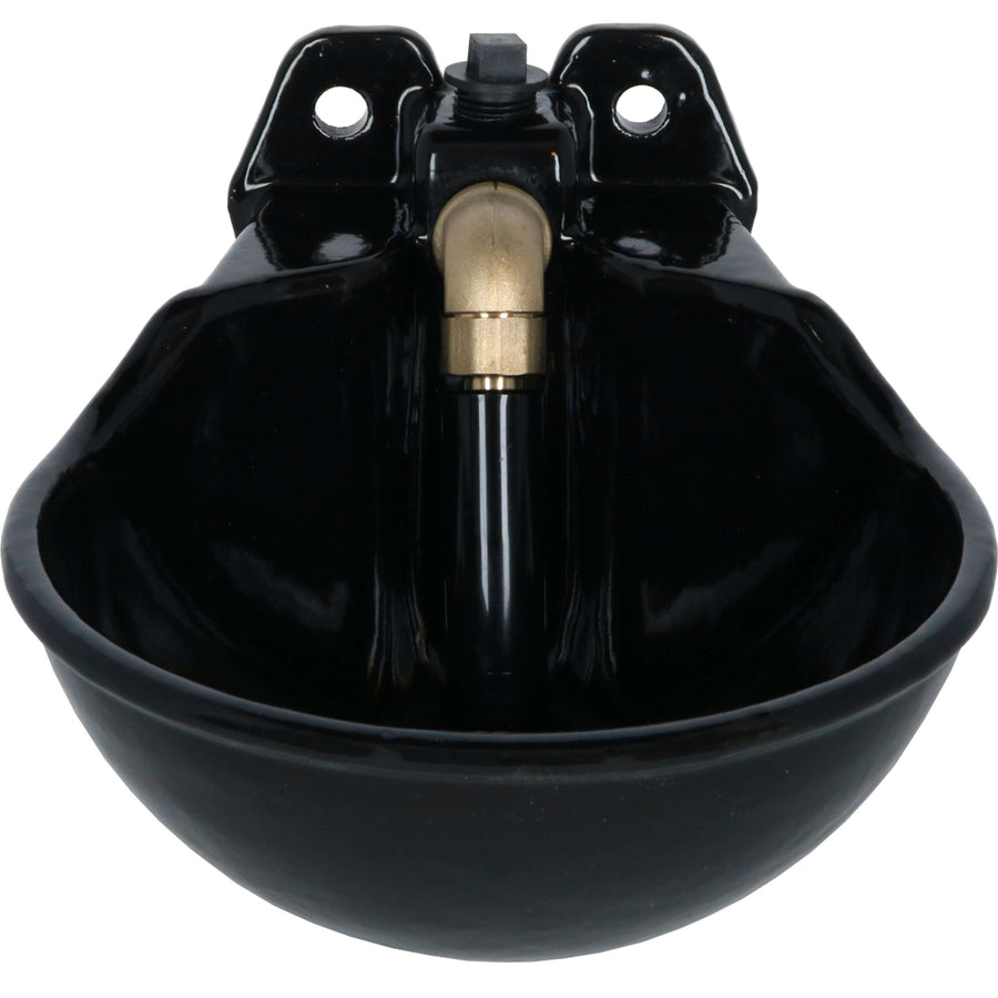 Kerbl Water Bowl with TubeValve G51, enamelled