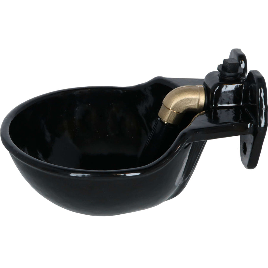 Kerbl Water Bowl with TubeValve G51, enamelled