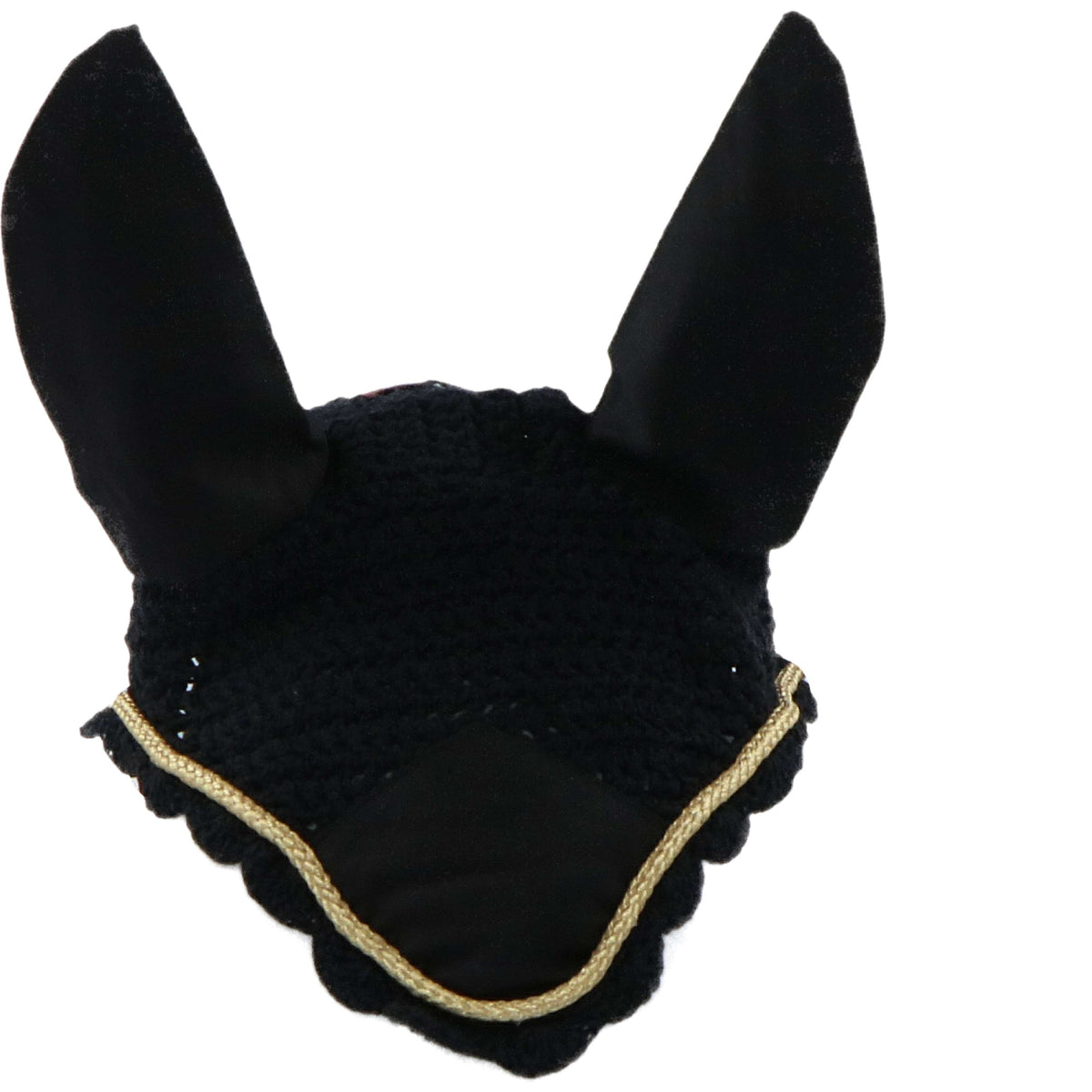 HKM Ear Bonnet Black/Gold