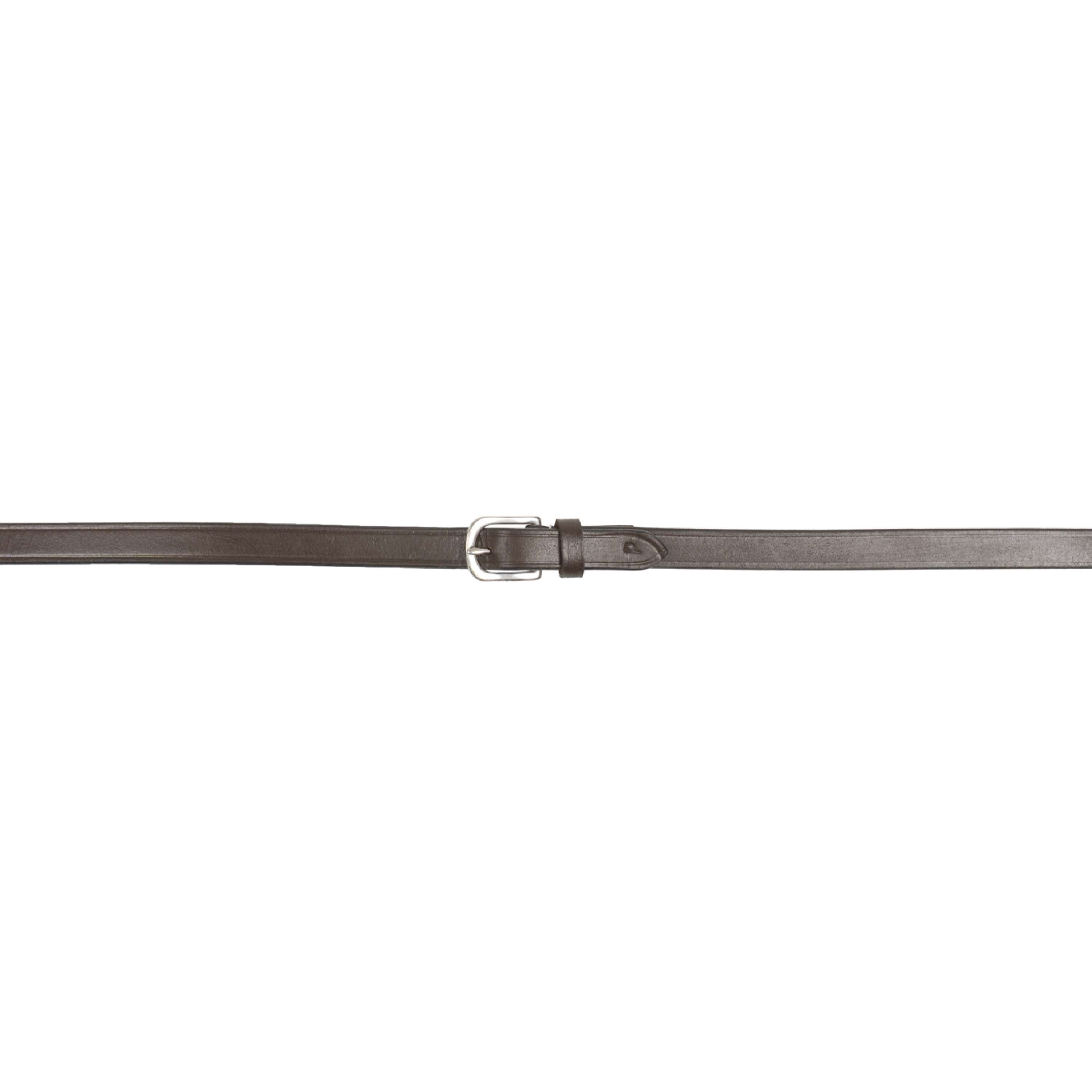 HKM Rubber Reins Brown