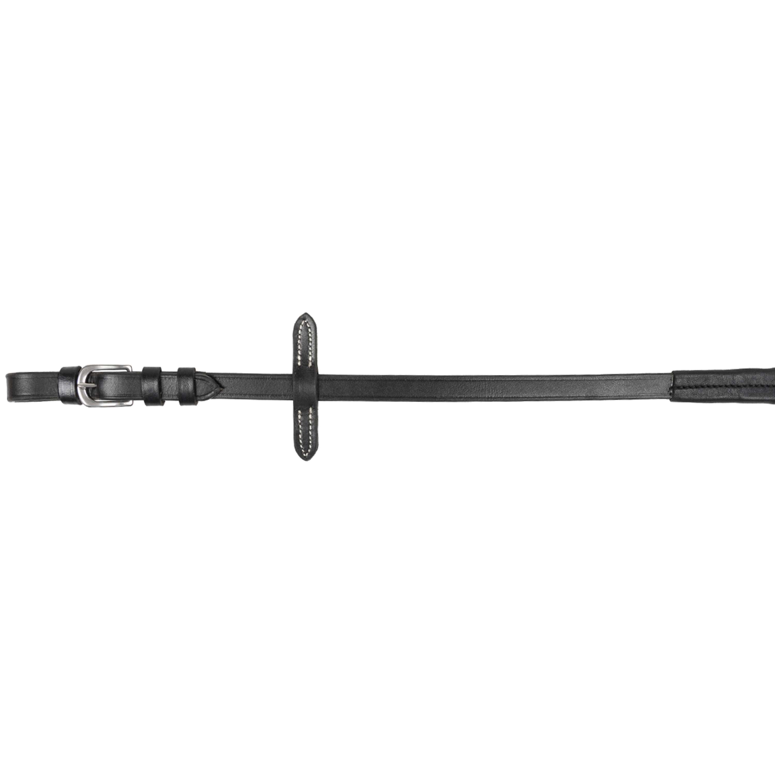 HKM Rubber Reins Black
