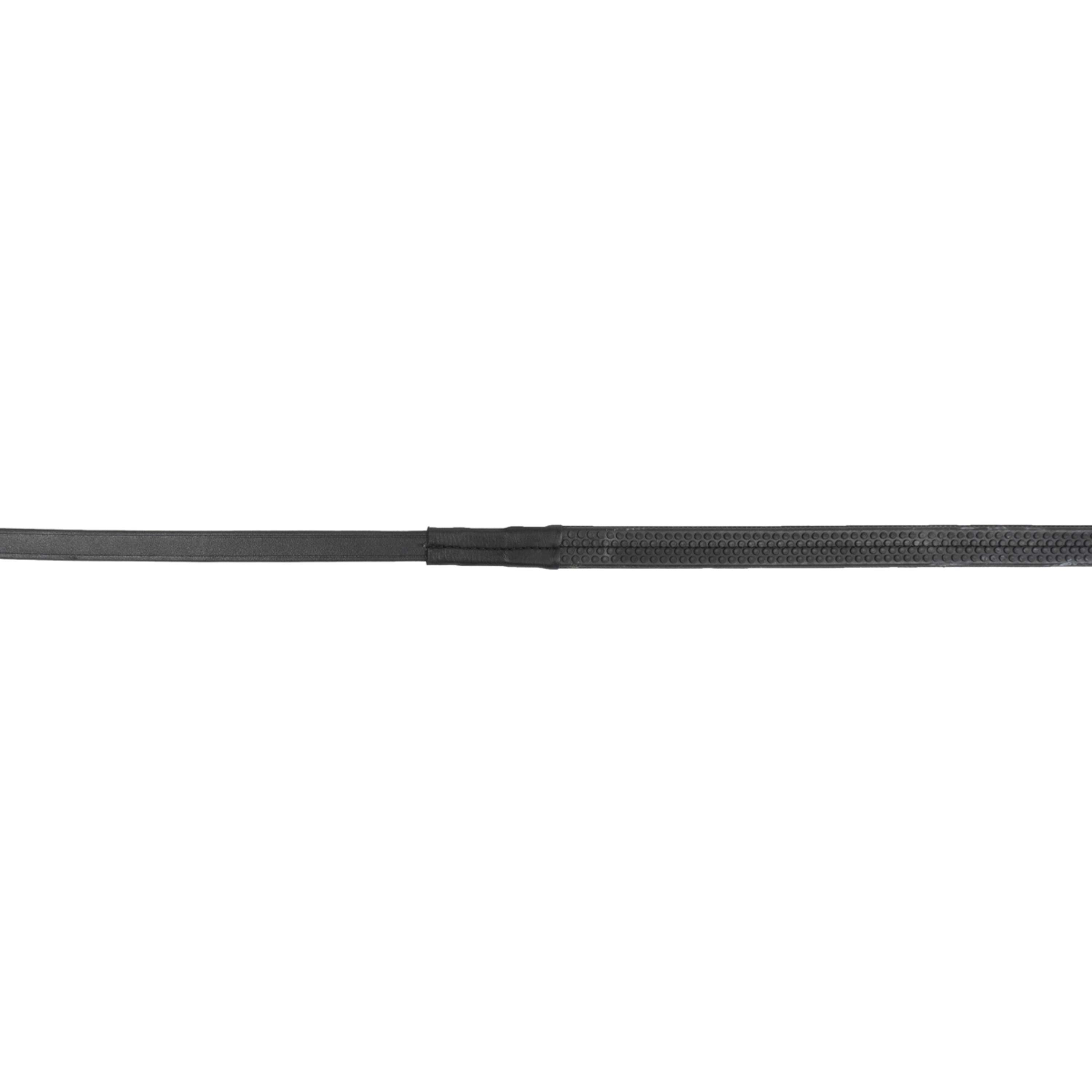 HKM Rubber Reins Black