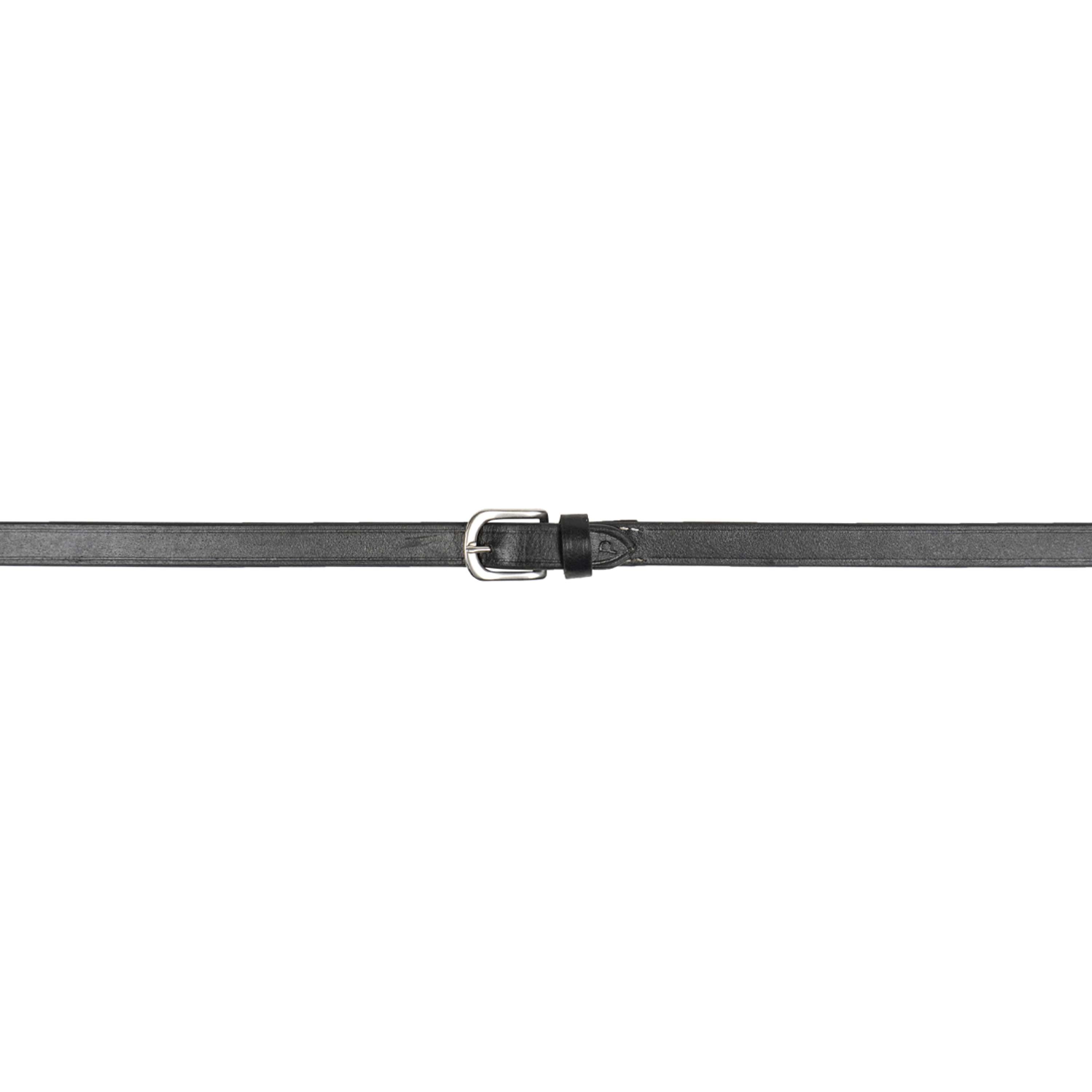 HKM Rubber Reins Black
