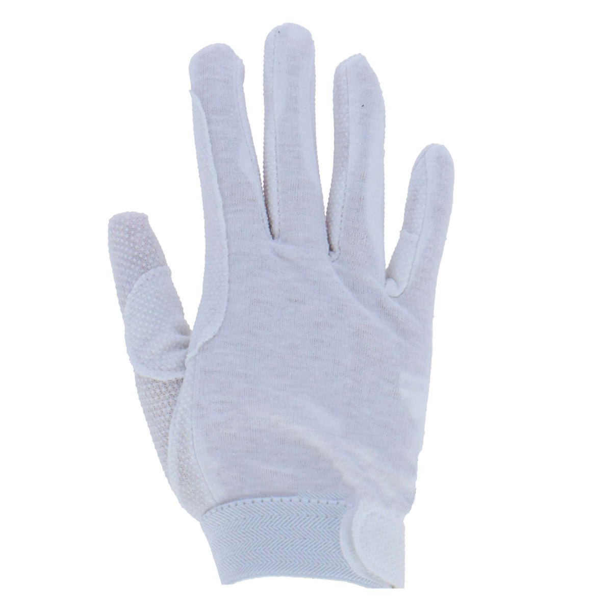 Kerbl Riding Gloves Cotton Jersey White