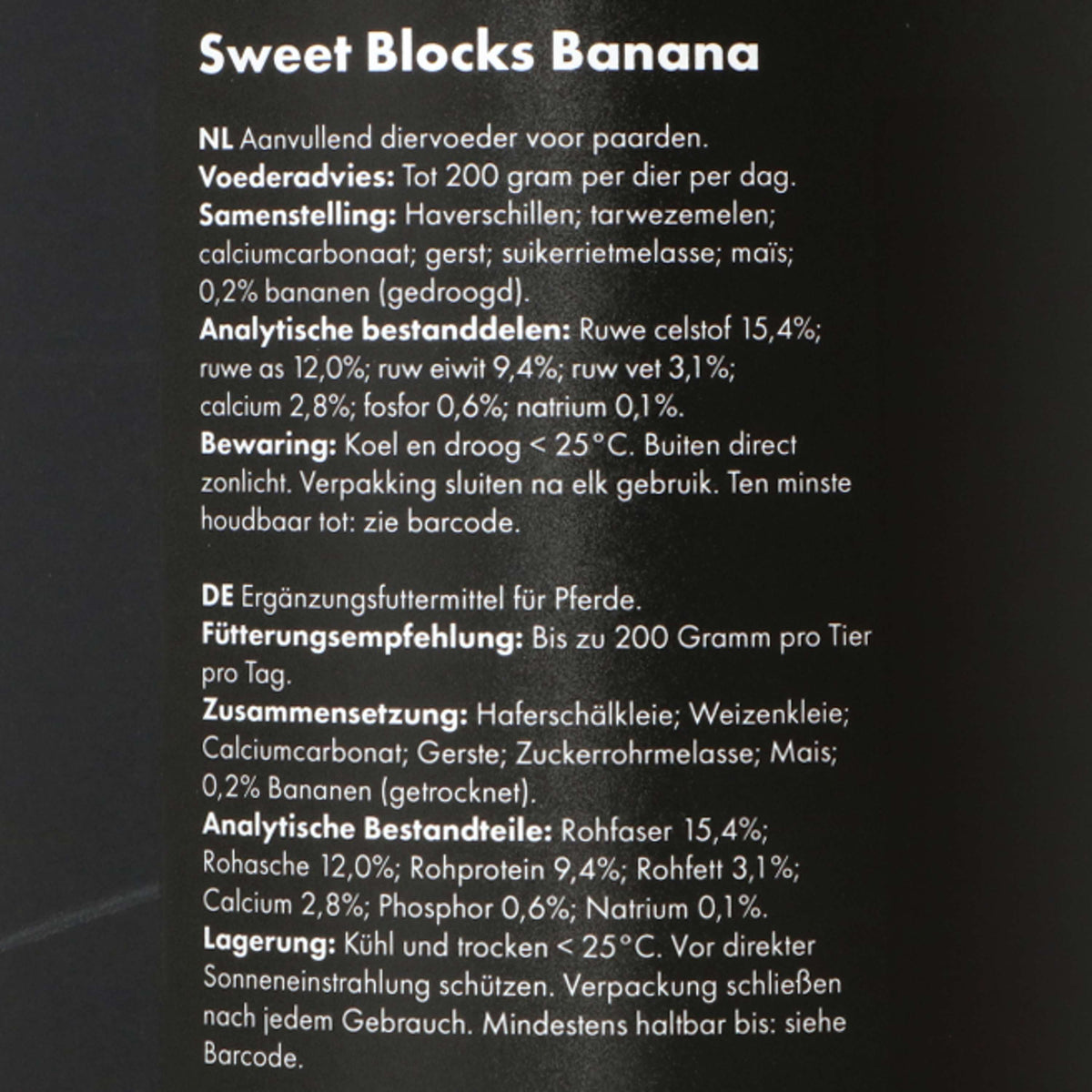 Excellent Sweet Blocks banana