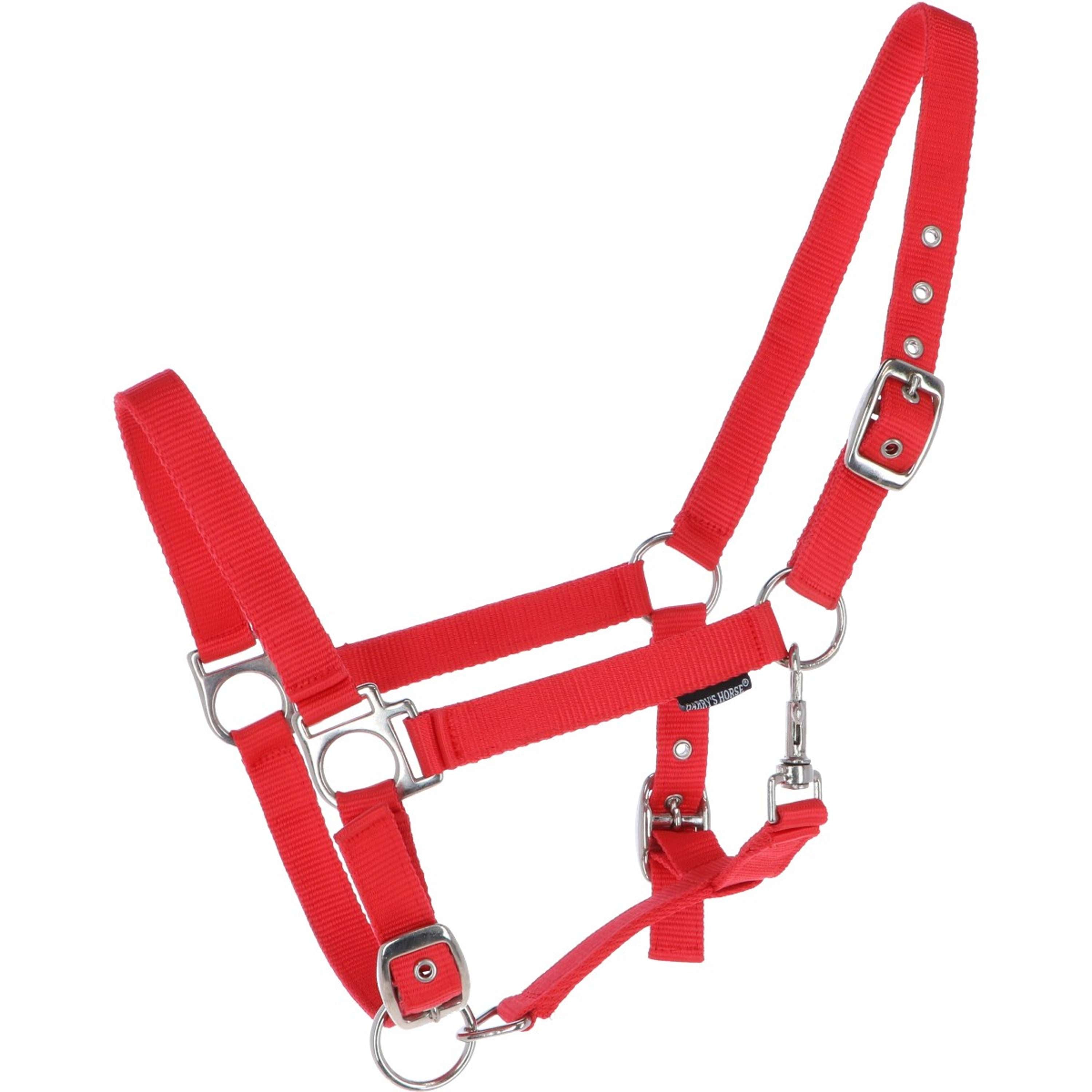 Harry's Horse Halter 3x Adjustable Red