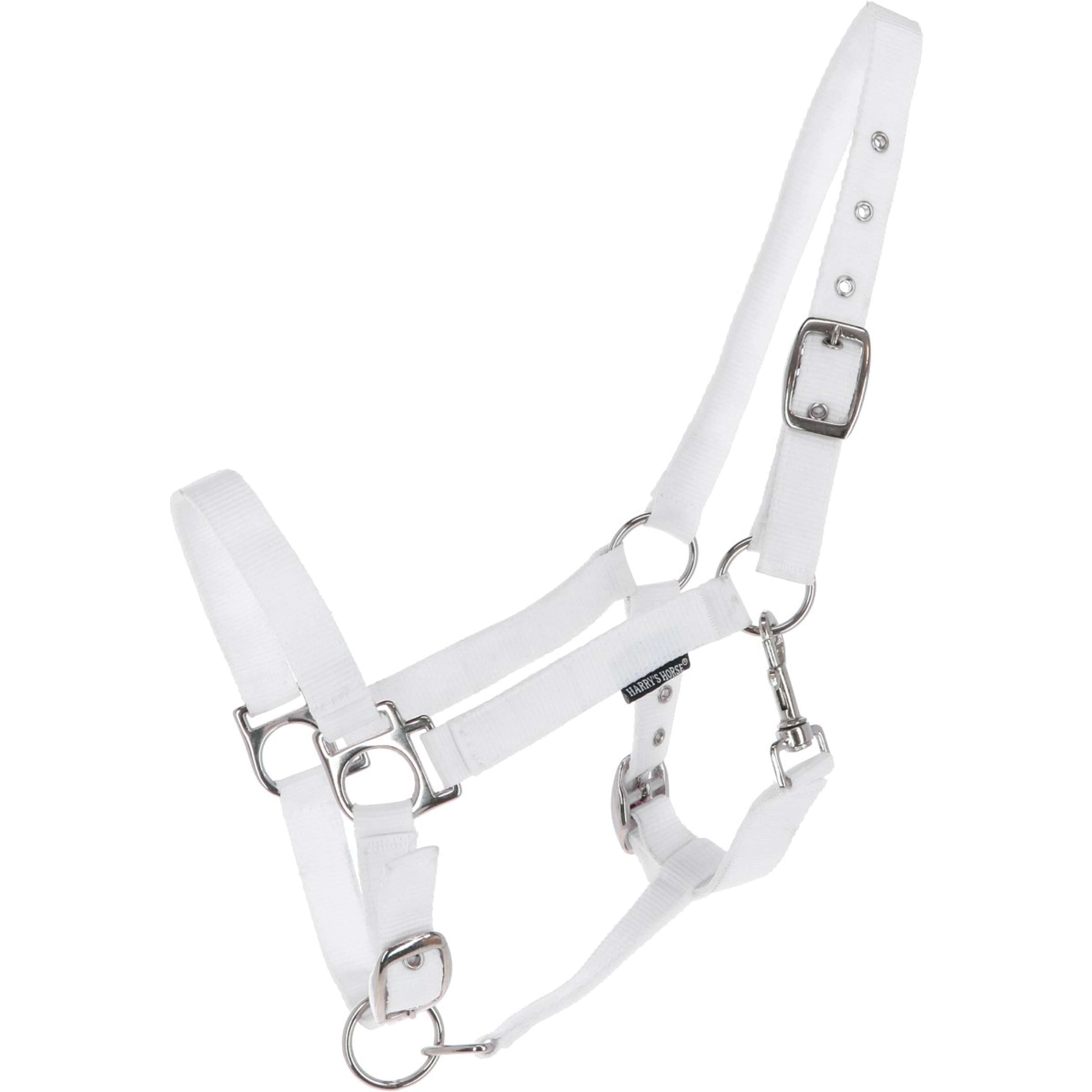 Harry's Horse Halter 3x Adjustable White