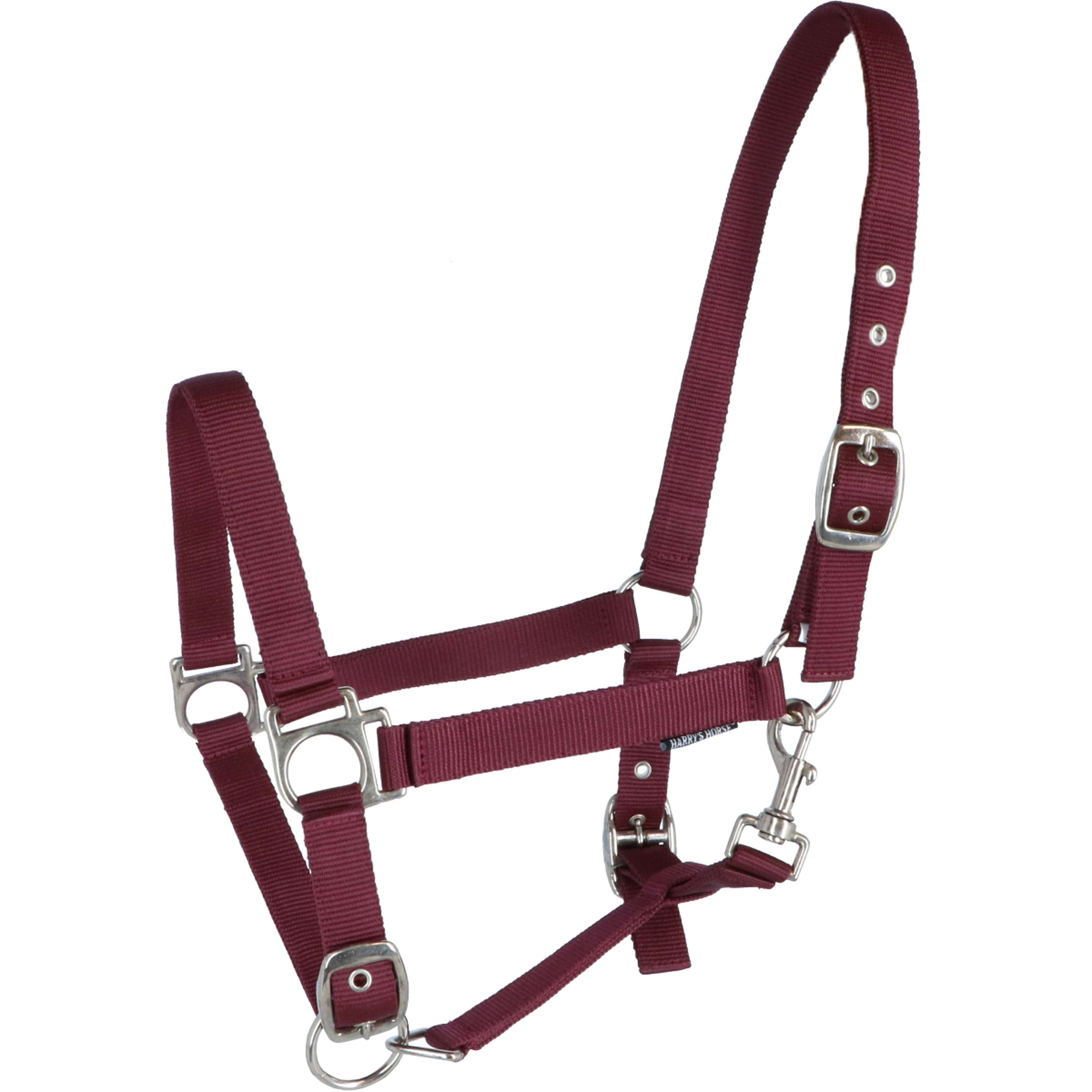 Harry's Horse Halter 3x Adjustable Bordeaux