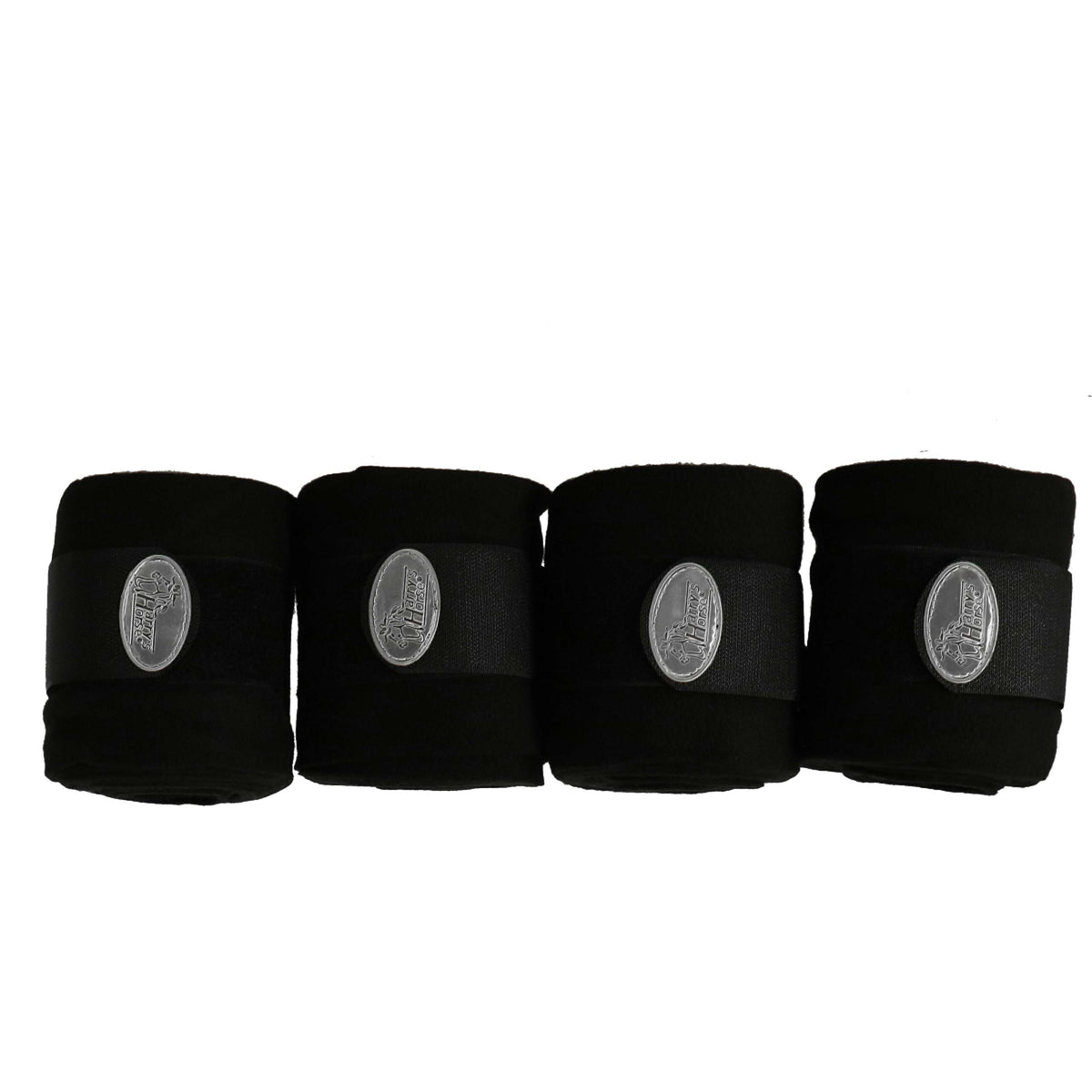 Harry's Horse Bandages Fleece 4 Pieces Black