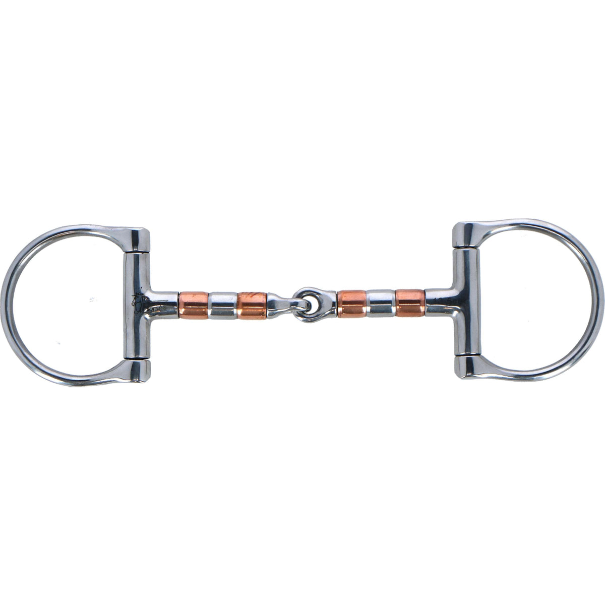 Harry's Horse D-ring Snaffle with Copper Rollers