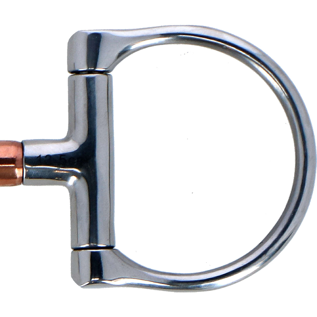 Harry's Horse D-ring Snaffle with Copper Rollers