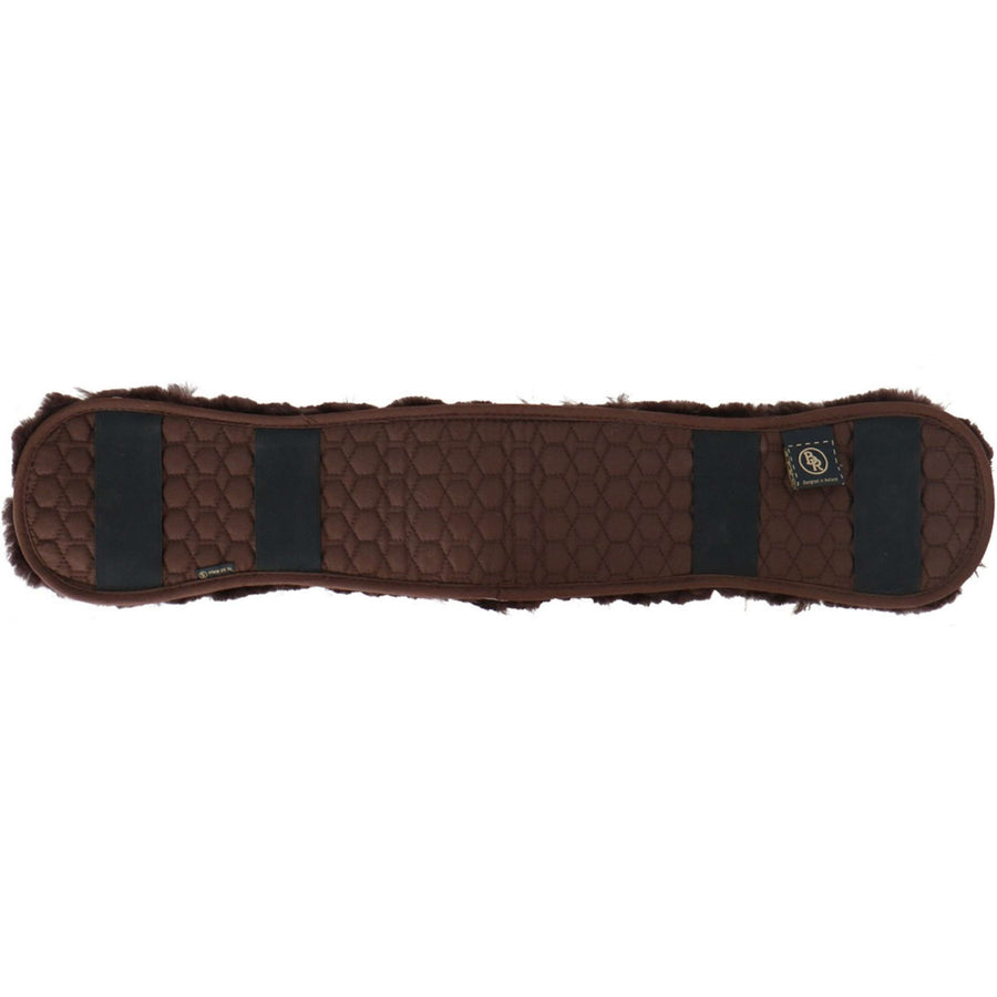 BR Girdle Cover Dressage Sheepskin Pre-shaped Brown