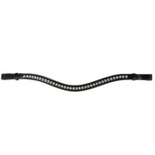 BR Browband Andes Curved Swarovski Black/Silver