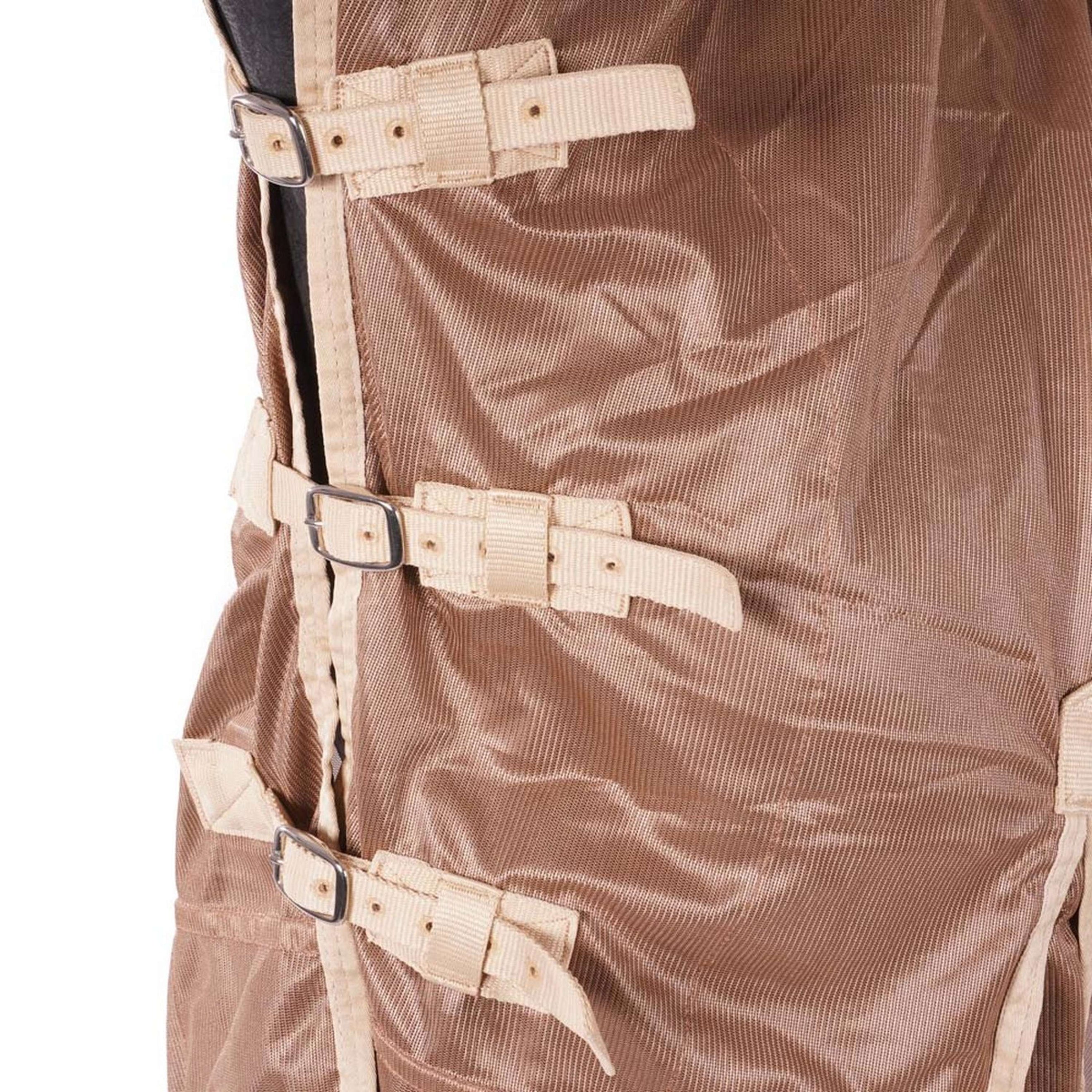 Premiere Fly Rug Polyester Mesh with Neck Taupe Premiere Fly Rug Polyester Mesh with Neck Taupe