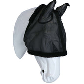 BR Fly Mask with Ears with Teto and Fleece Black