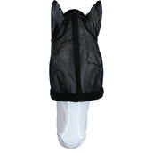 BR Fly Mask with Ears with Teto and Fleece Black