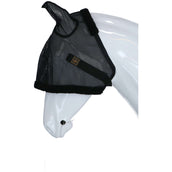 BR Fly Mask with Ears with Teto and Fleece Black