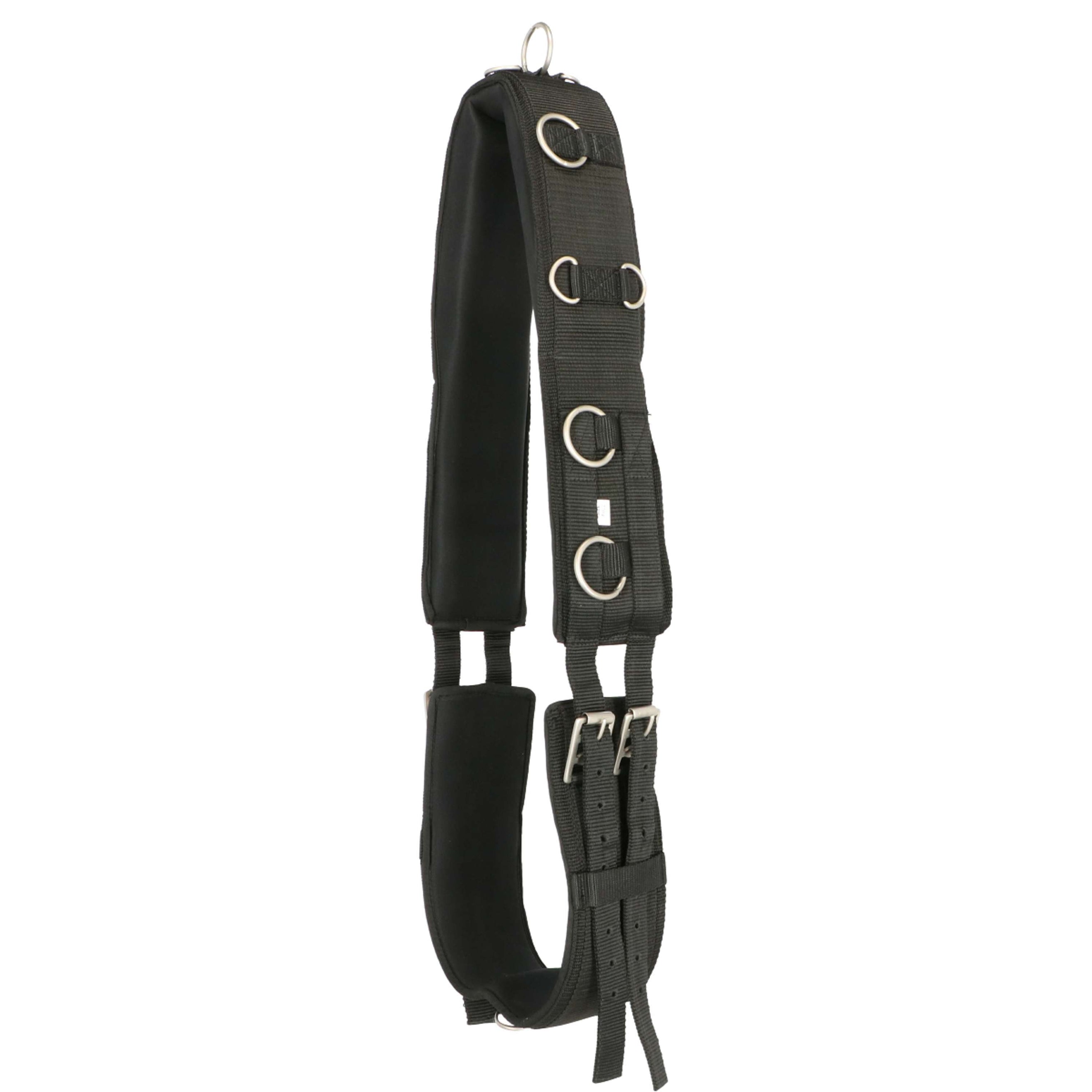 Imperial Riding Lunging Girth Deluxe Nylon Black