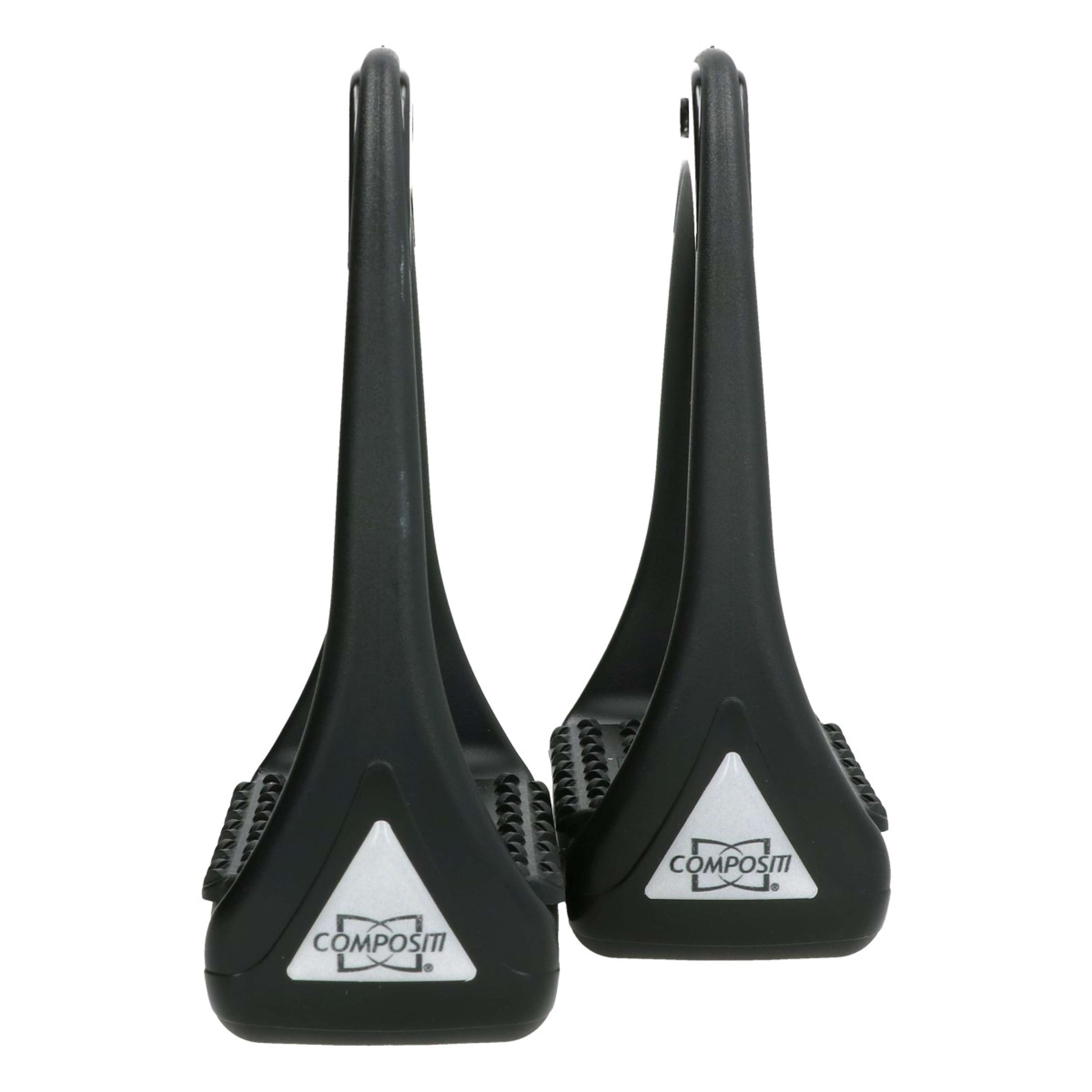 Compositi Stirrups Reflex Black Reflective Compositi Stirrups Reflex Black Reflective