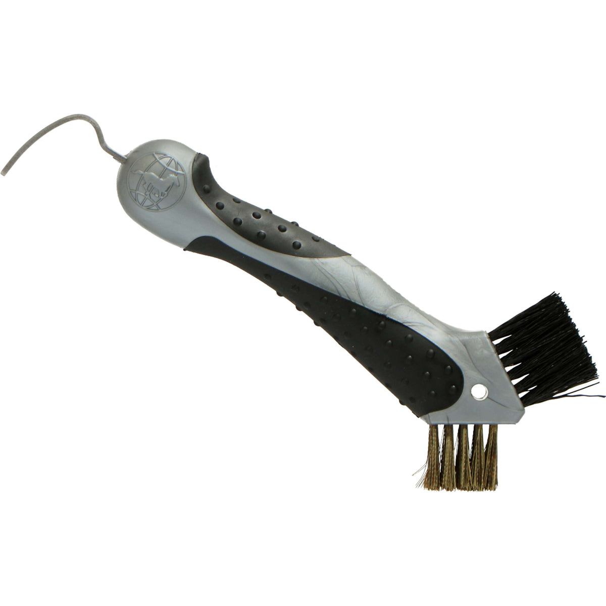 Imperial Riding Hoof Pick Scraper with Brush Black