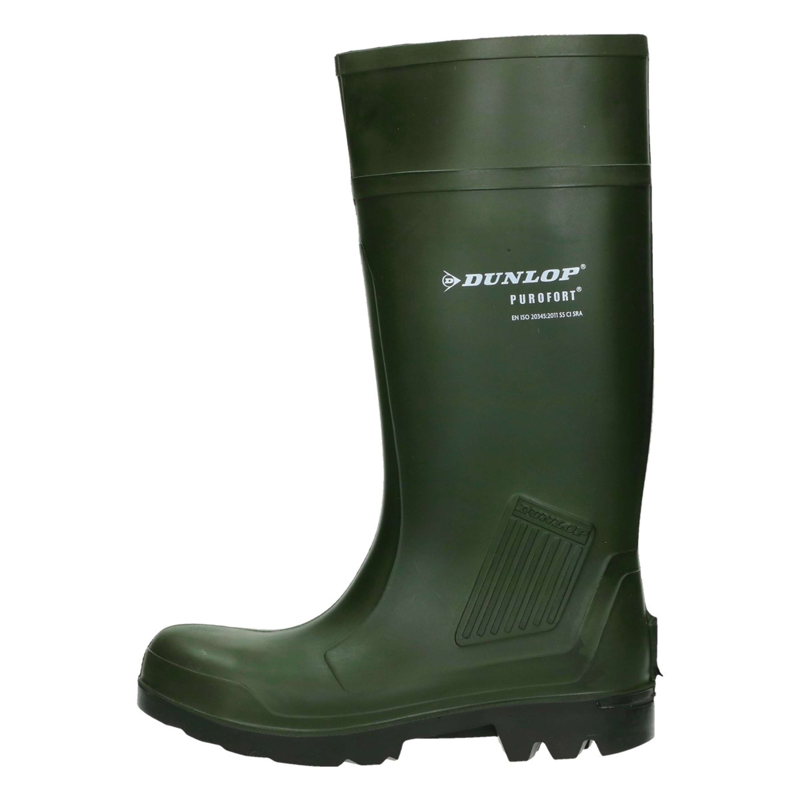 Dunlop Safety Boot Dunlop Purofort Green