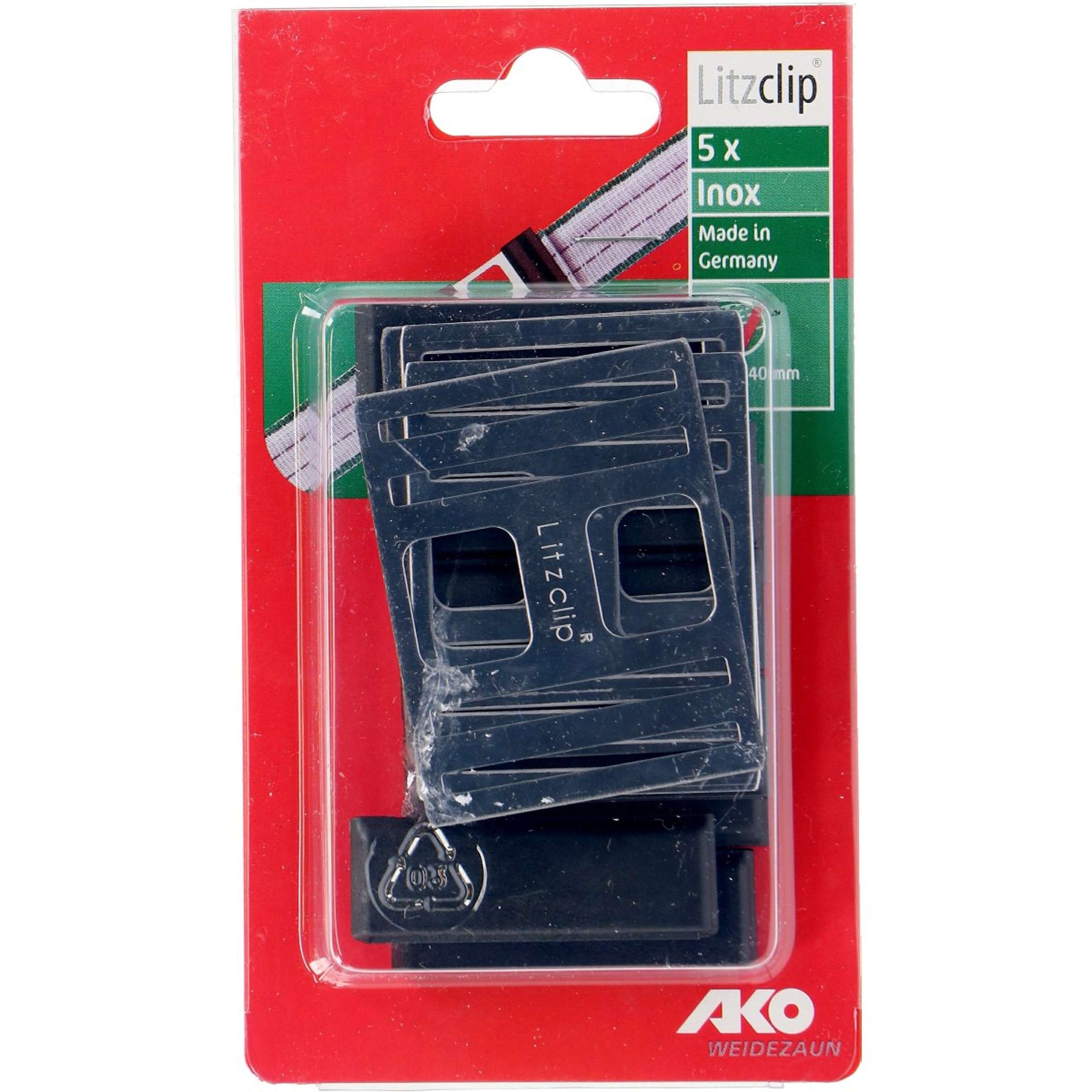 Ako Ribbon fastener Litzclip stainless steel 5 Pieces Ako Ribbon fastener Litzclip stainless steel 5 Pieces