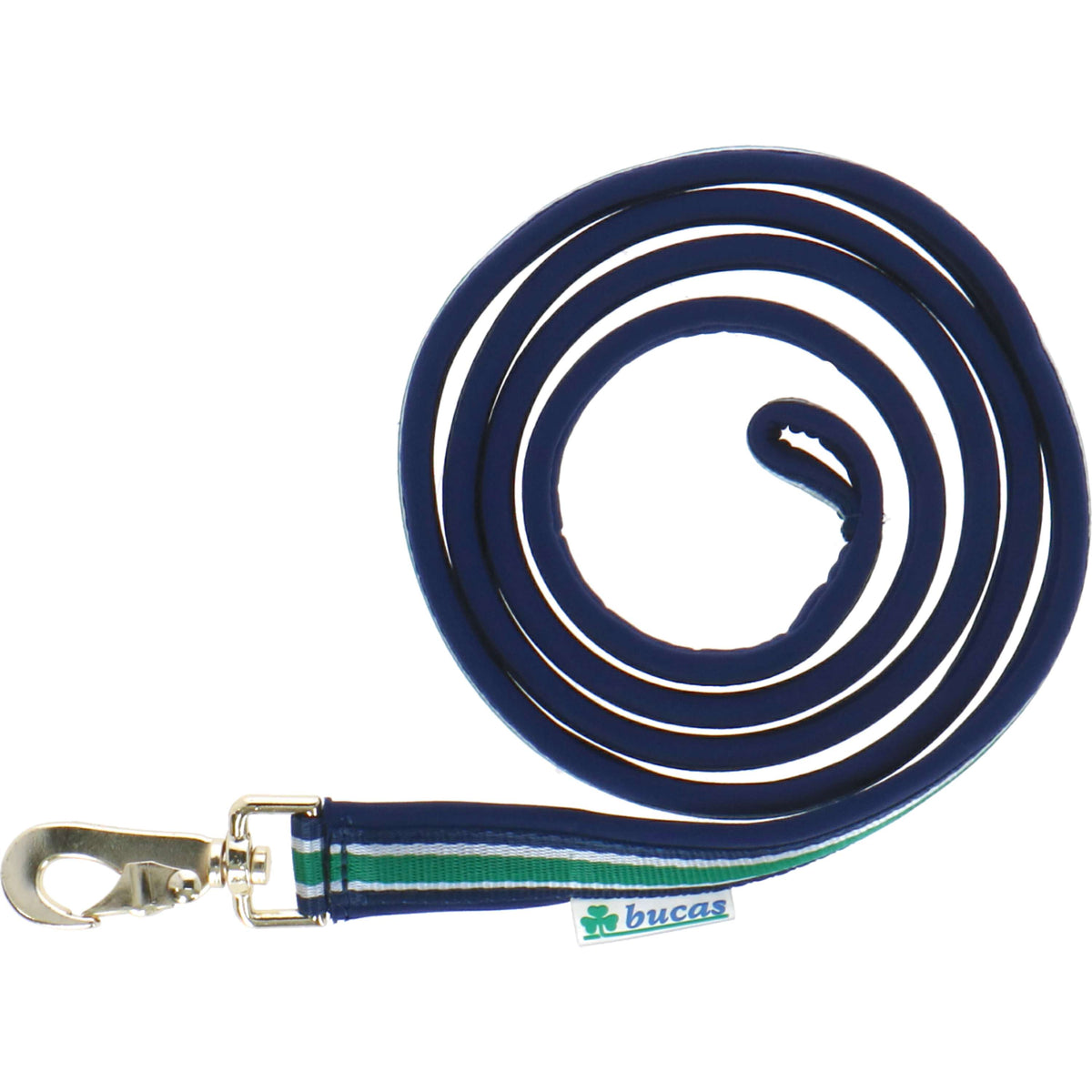 Bucas Lead Rein Dublin Padded Striped/Navy