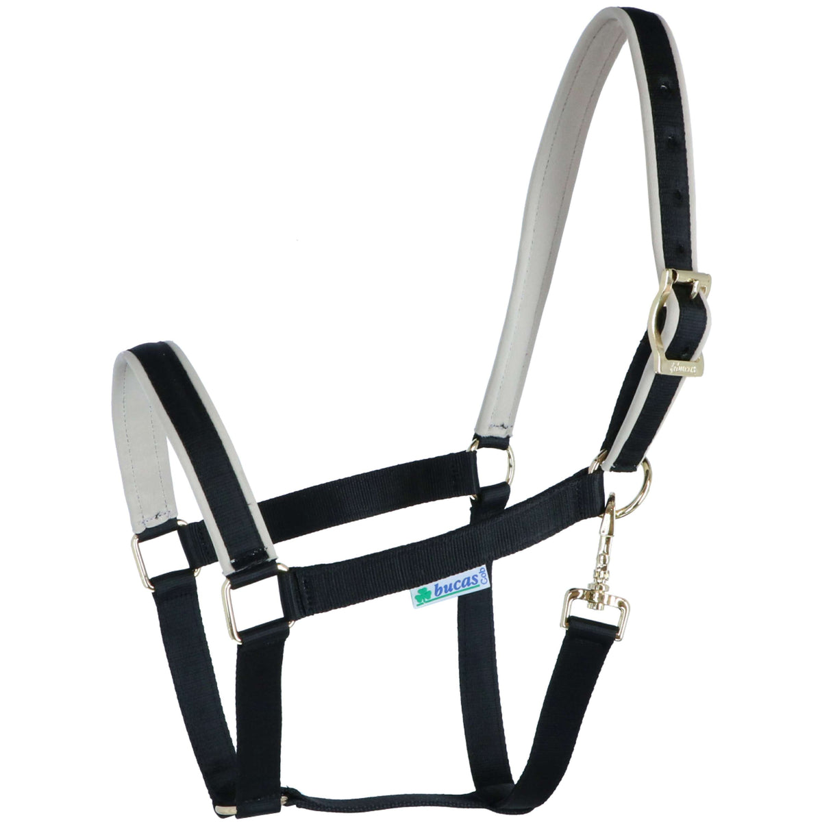 Bucas Halter Dublin Foal Black/Silver