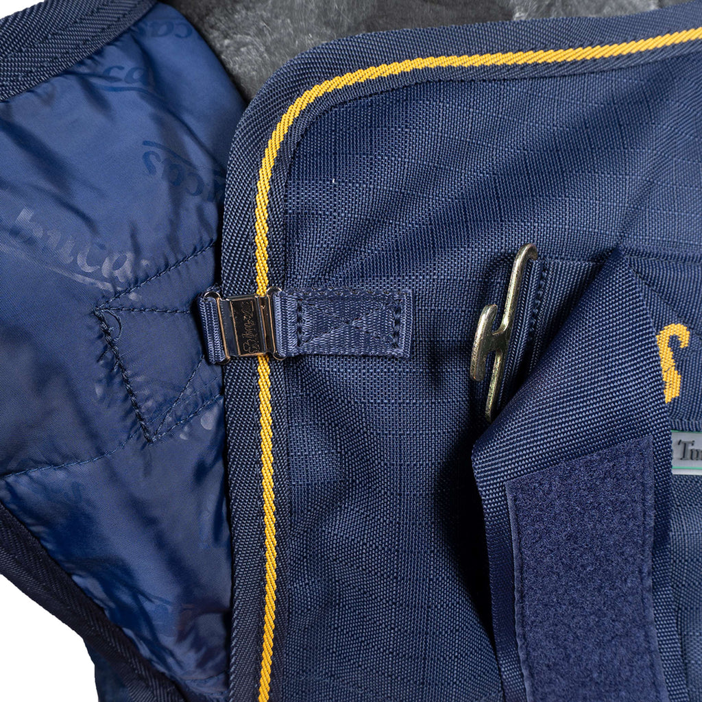 Bucas Irish Turnout 150g Navy/Gold
