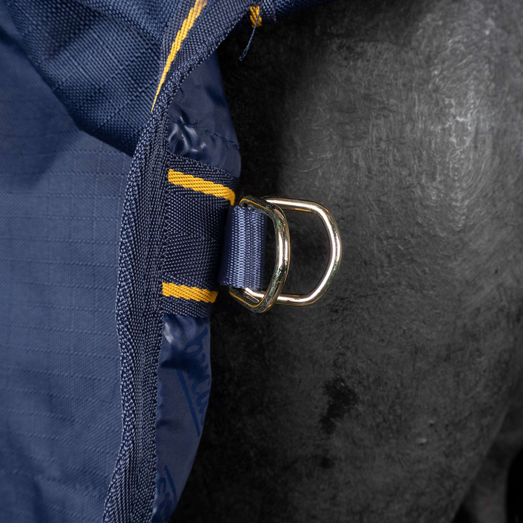Bucas Irish Turnout 150g Navy/Gold
