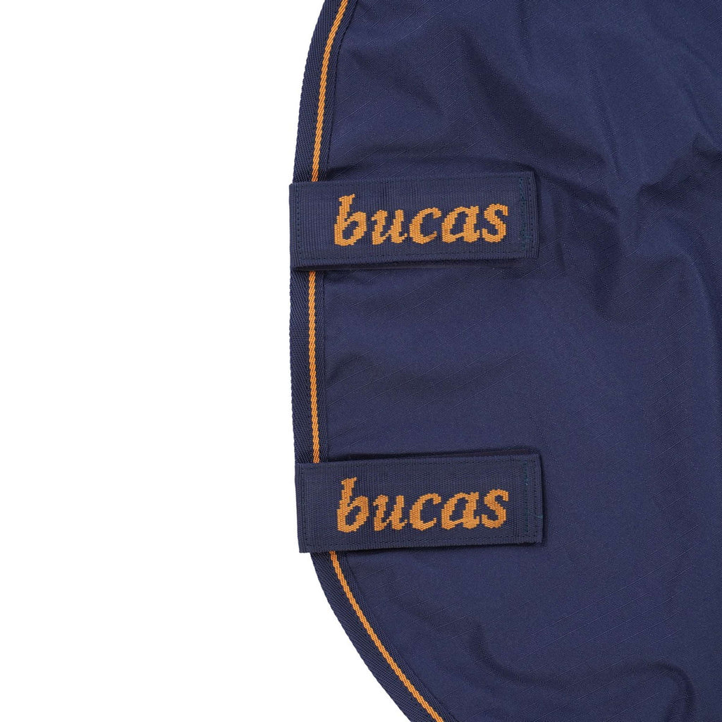 Bucas Neck Cover Irish Turnout Combi Neck 50g Navy/Gold