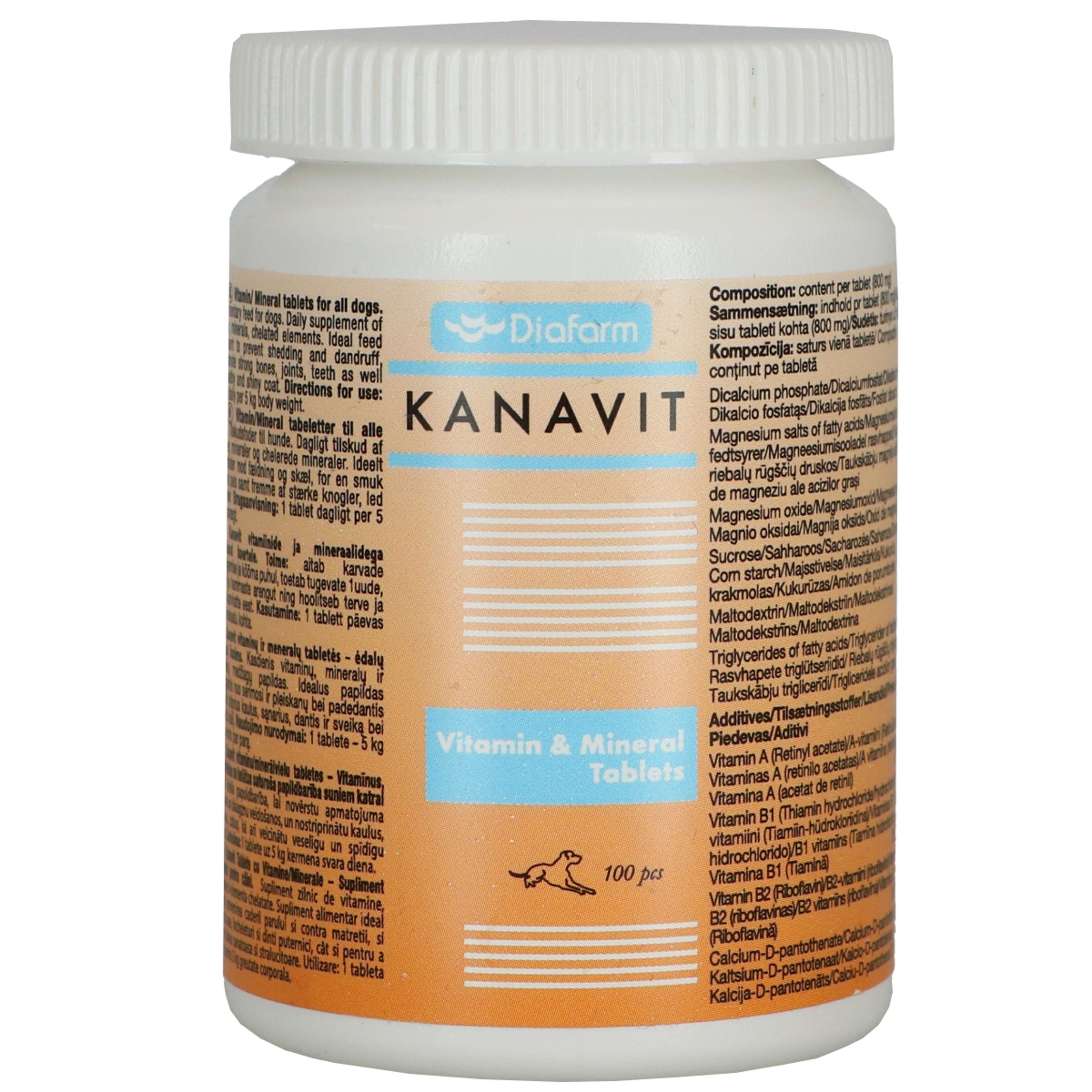 Diafarm Vitamins & Minerals Kanavit Dog