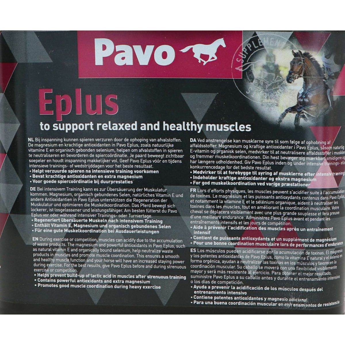 Pavo Dietary Supplement Eplus Bag