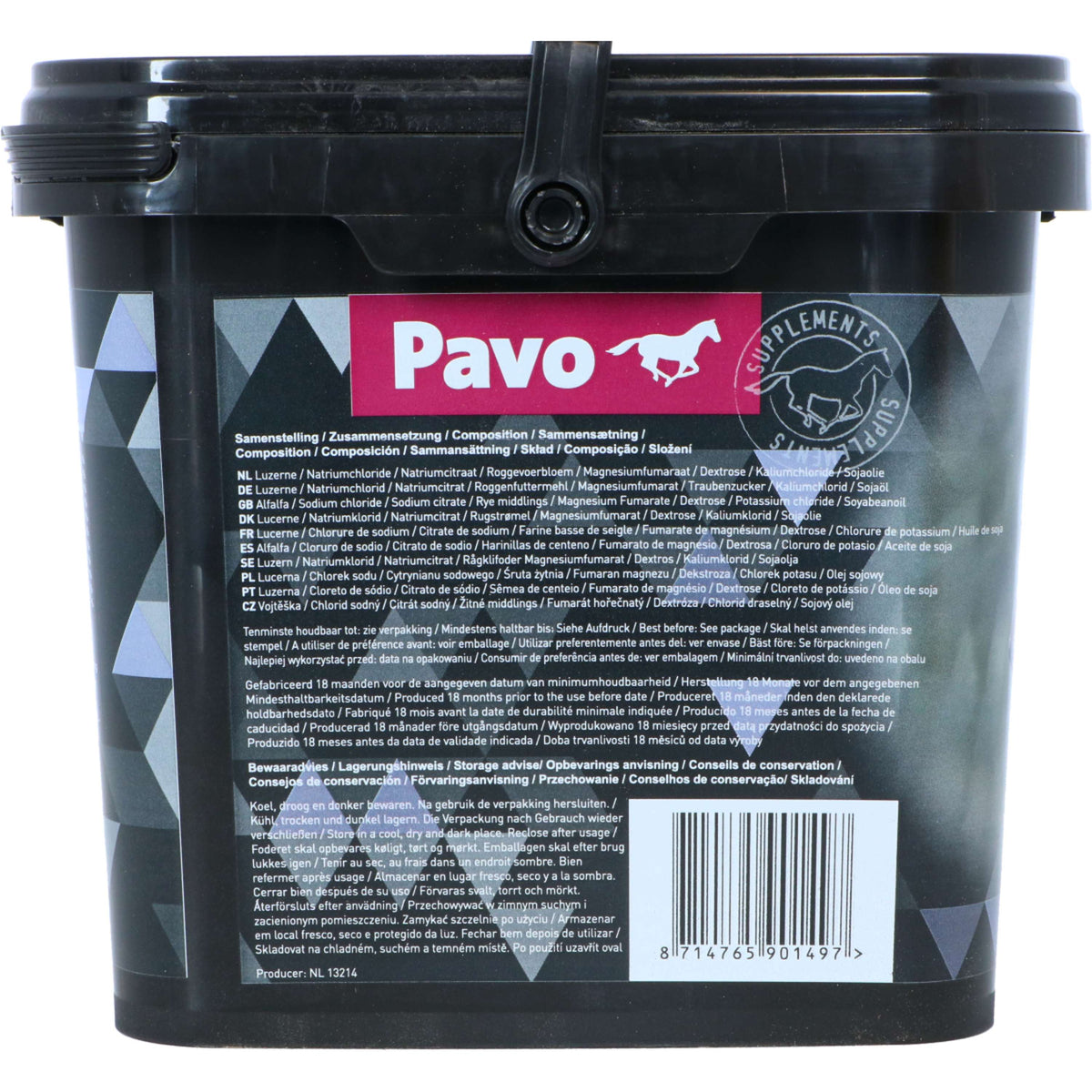 Pavo Dietary Supplement E'lyte Bag